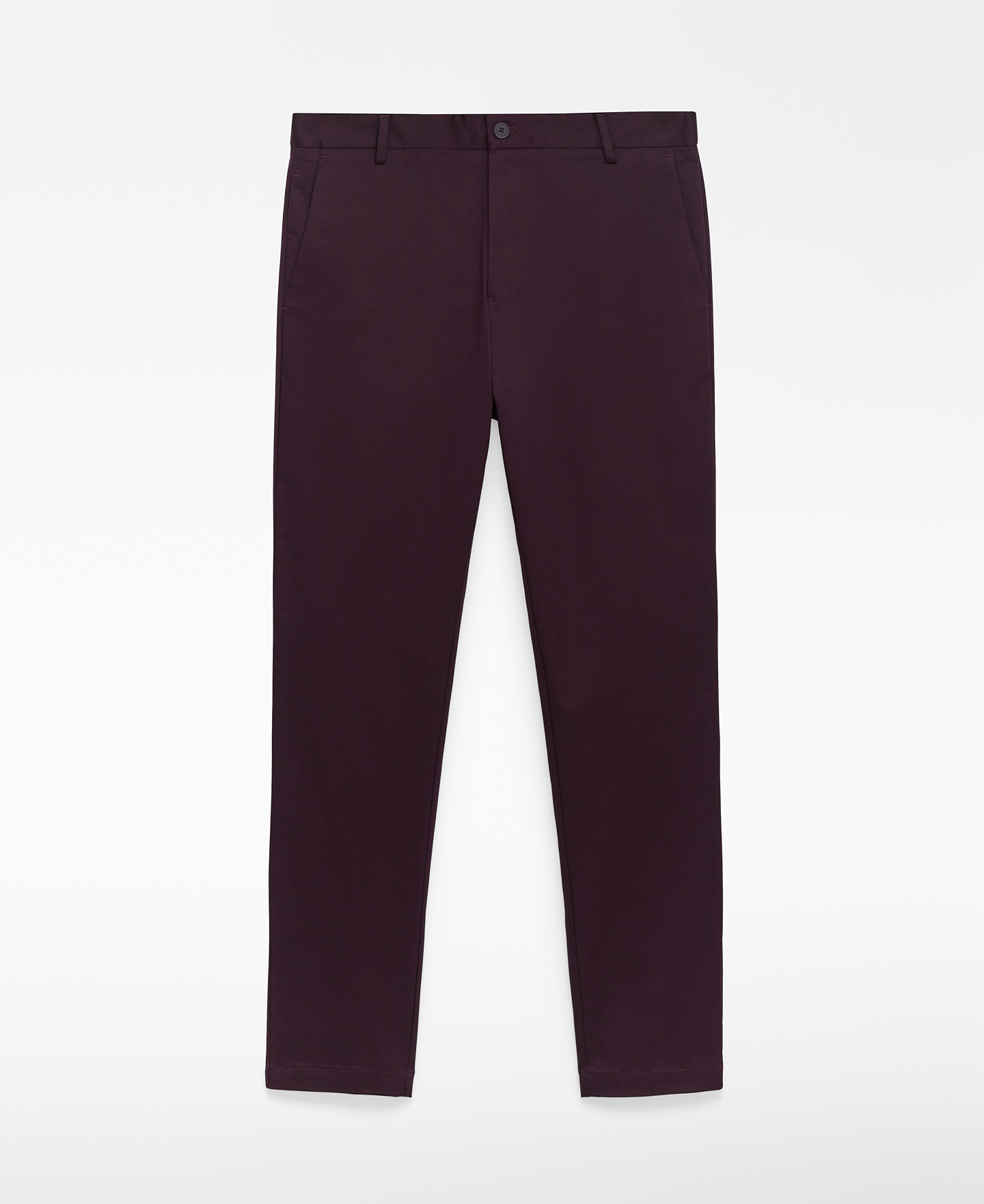 Slim fit chino trousers man image number 0