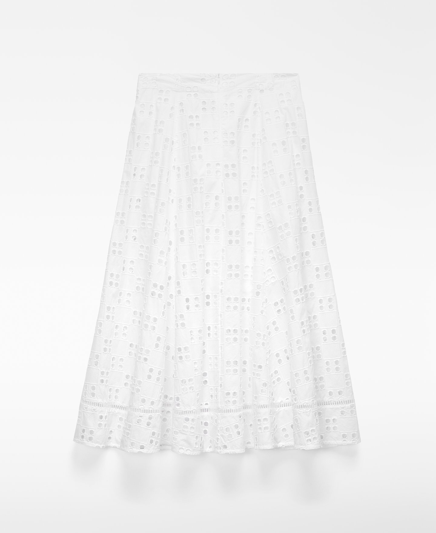 Falda evas&eacute; bordado ingl&eacute;s popel&iacute;n image number 5