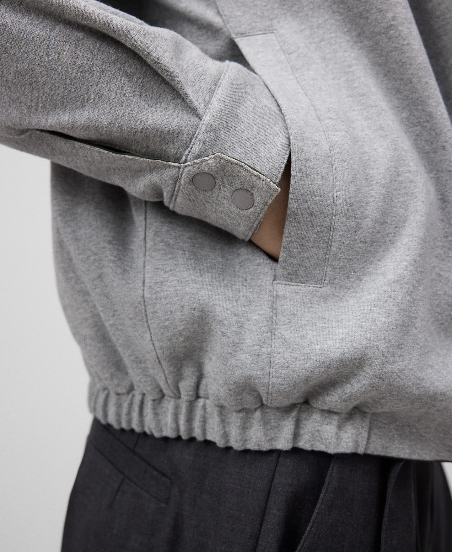 Chaqueta cuello tira reversible hombre image number 4