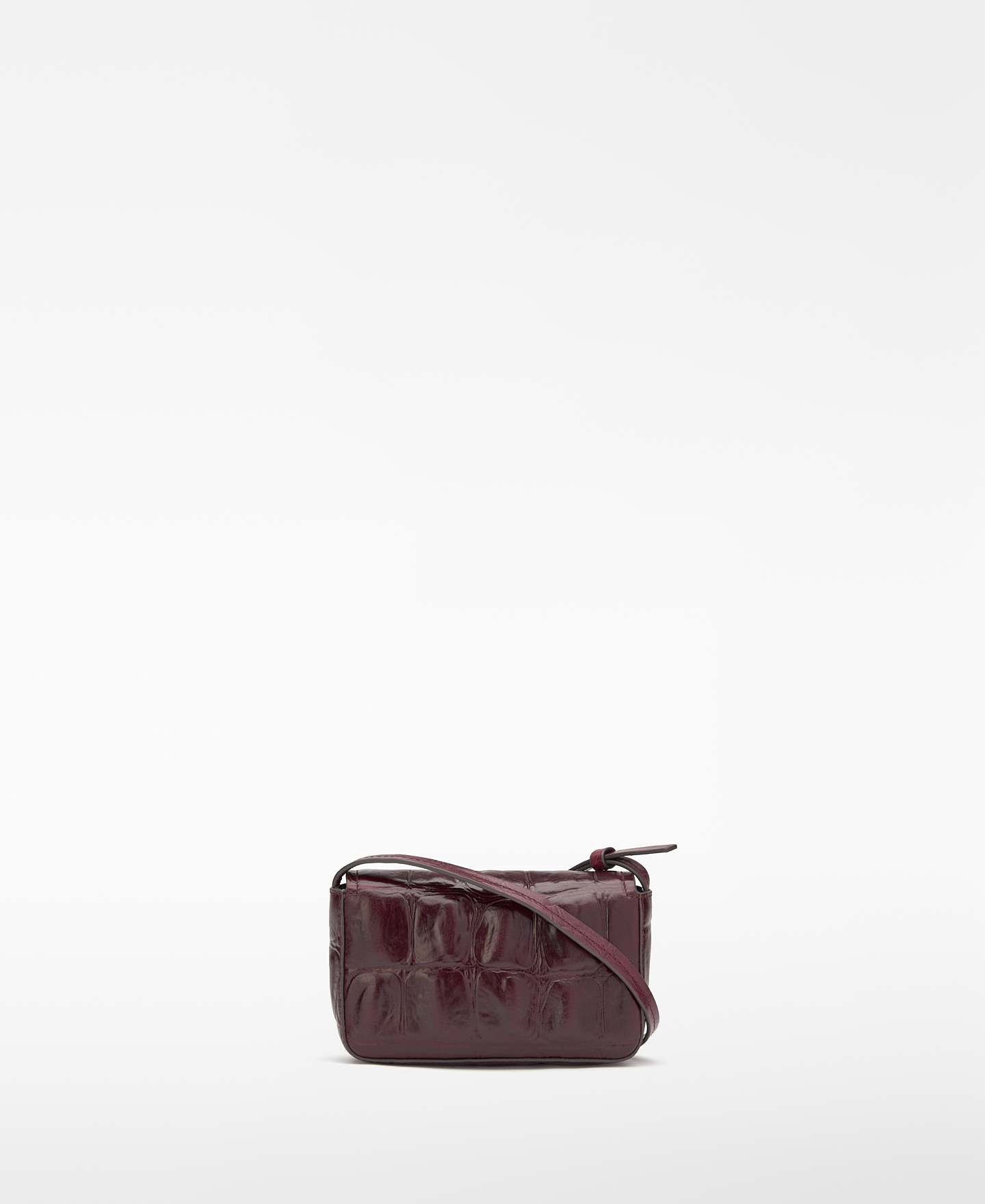 Mica croc-effect mini crossbody image number 1
