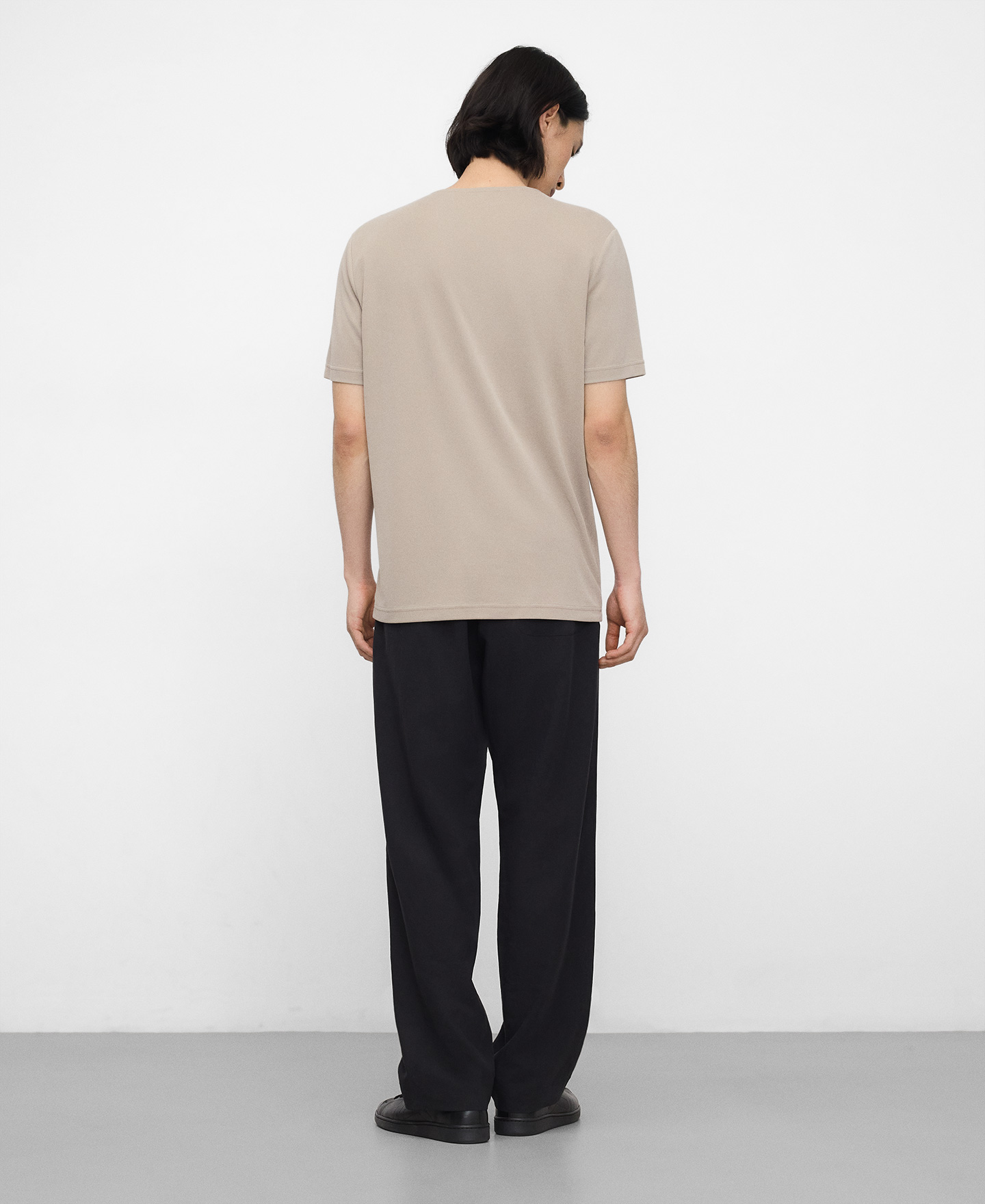 Modal crew collar T-shirt image number 2