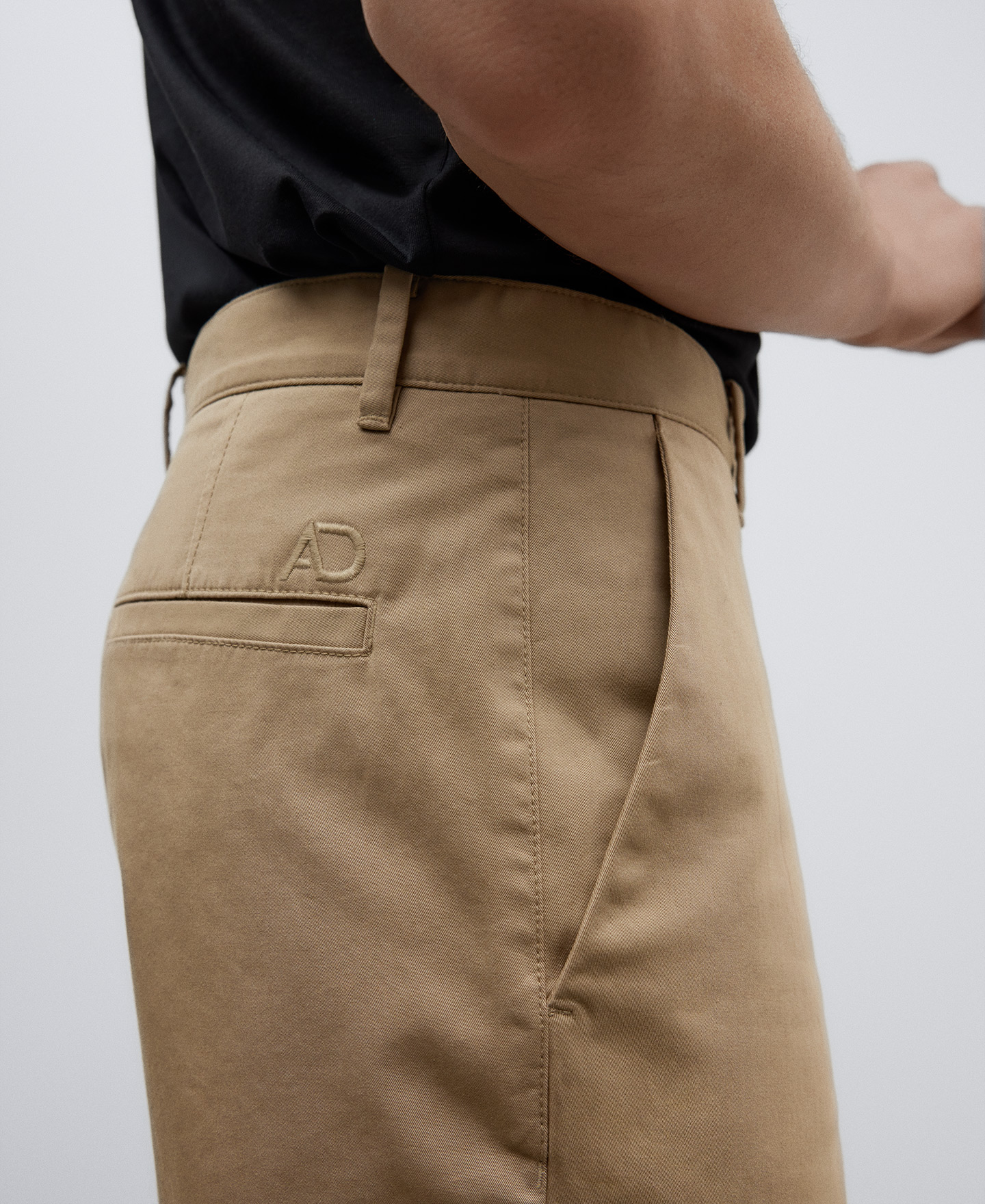 Pantalón chino twill de algodón hombre image number 3