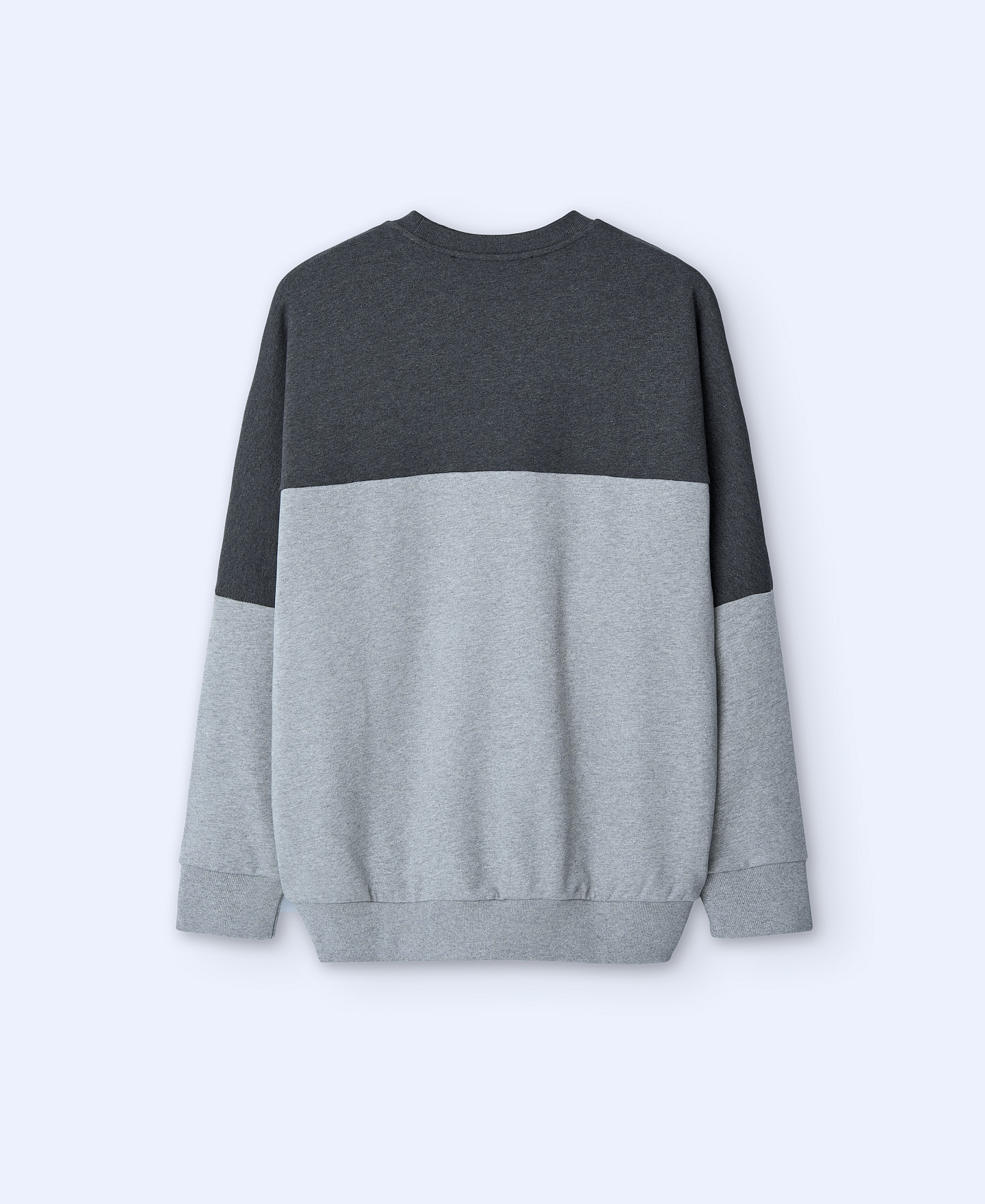 Two-tone cotton oversize sweatshirt image number 5
