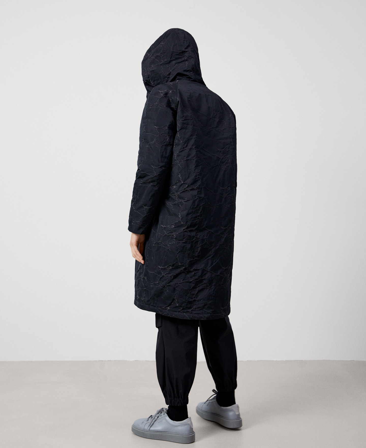 Crackle print parka image number 2