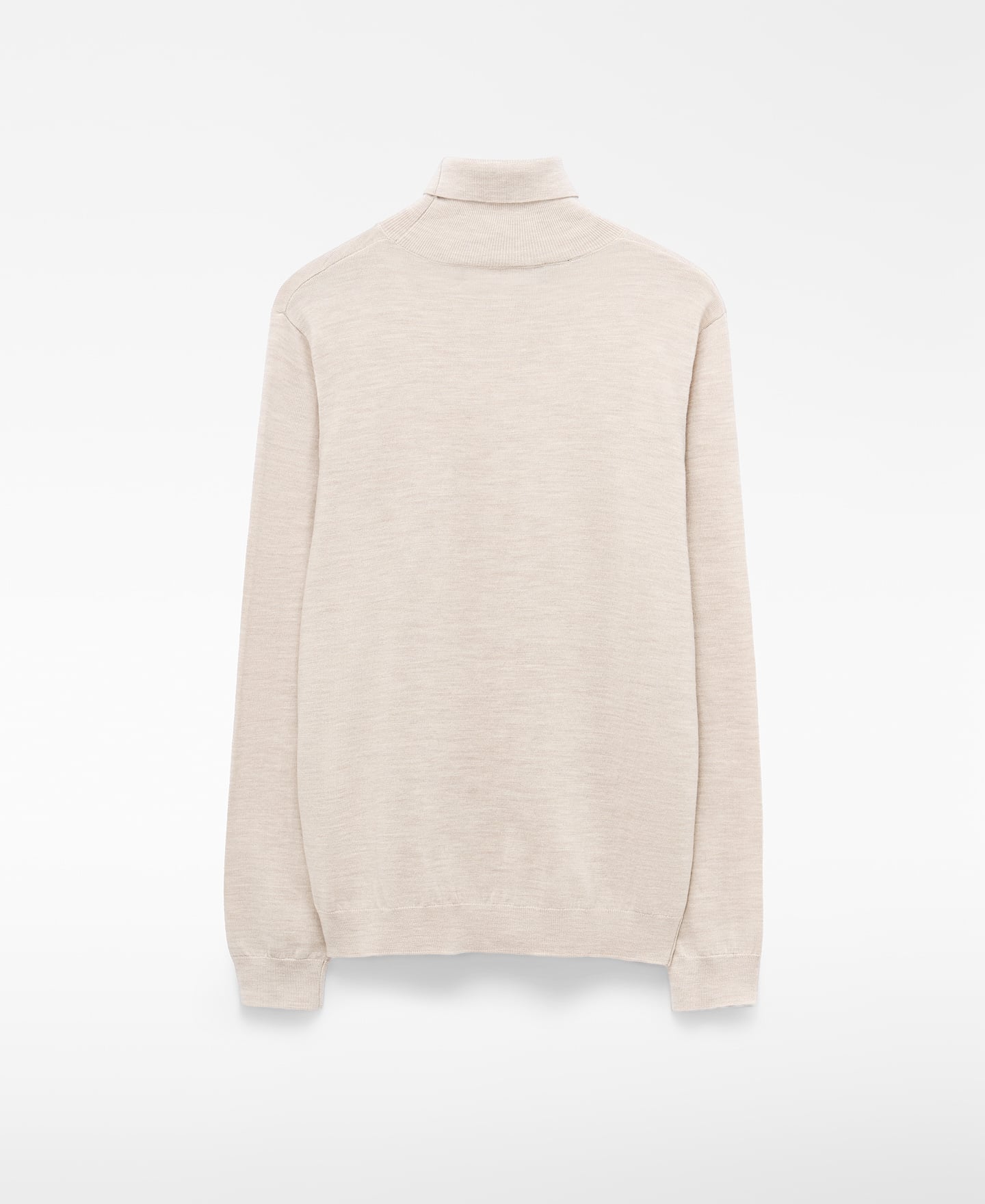 Jersey cuello cisne lana merino image number 5