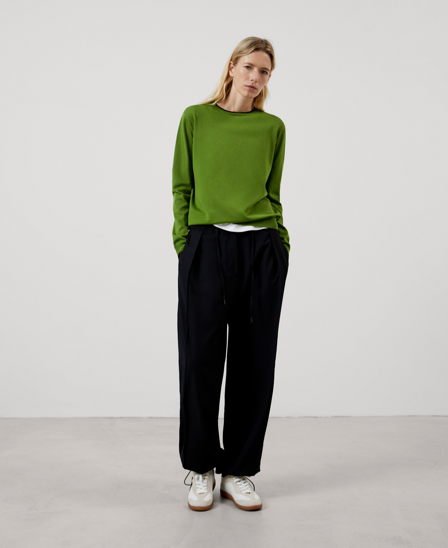 Recycled nylon ultrathin sweater image number 1