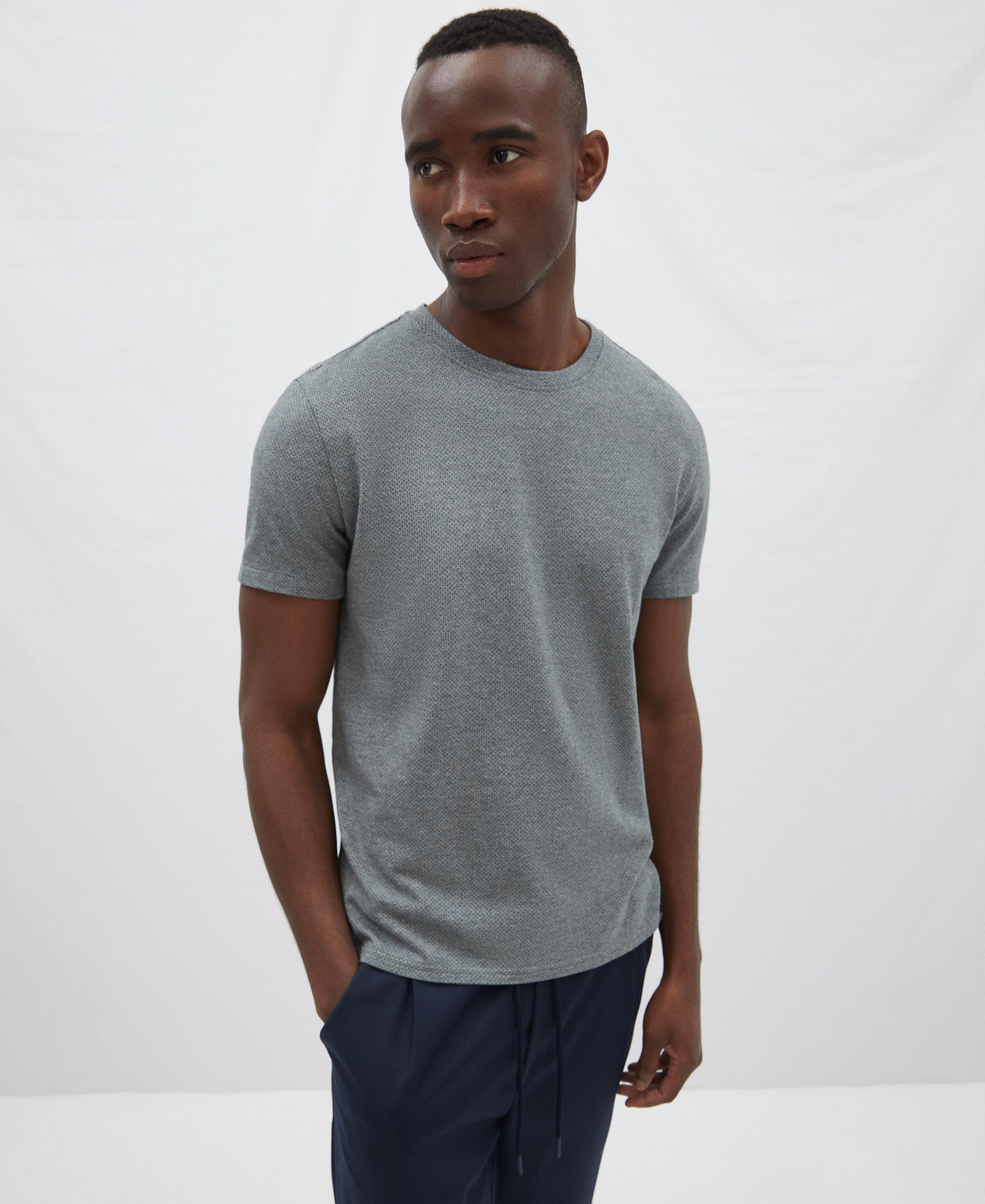 Cotton microdrawing t-shirt image number 0