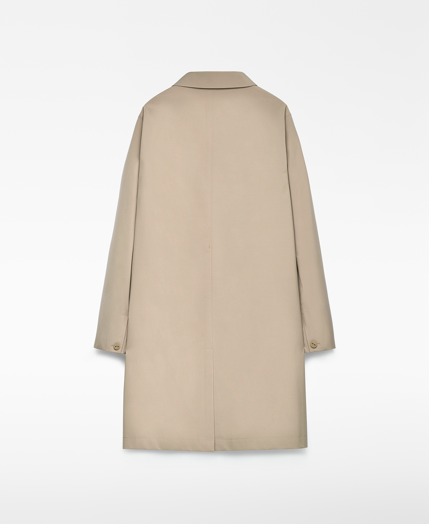 Concealed button-down trench coat man image number 5