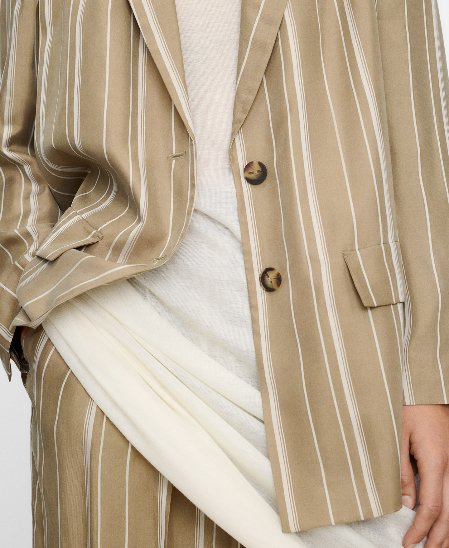 Blazer recta rayas image number 3