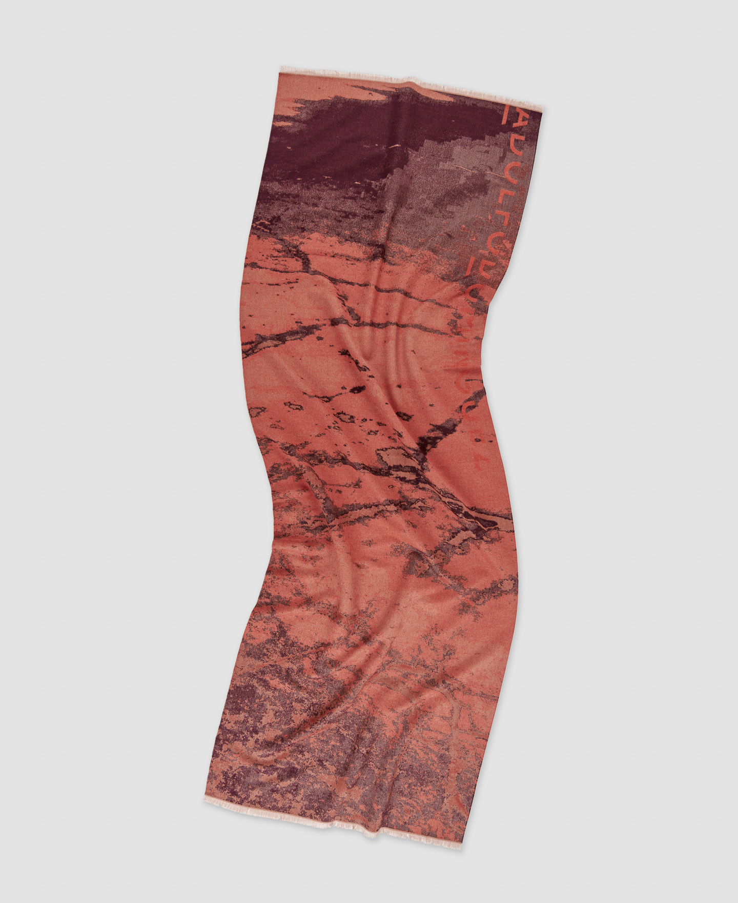 Jacquardized print scarf image number 1