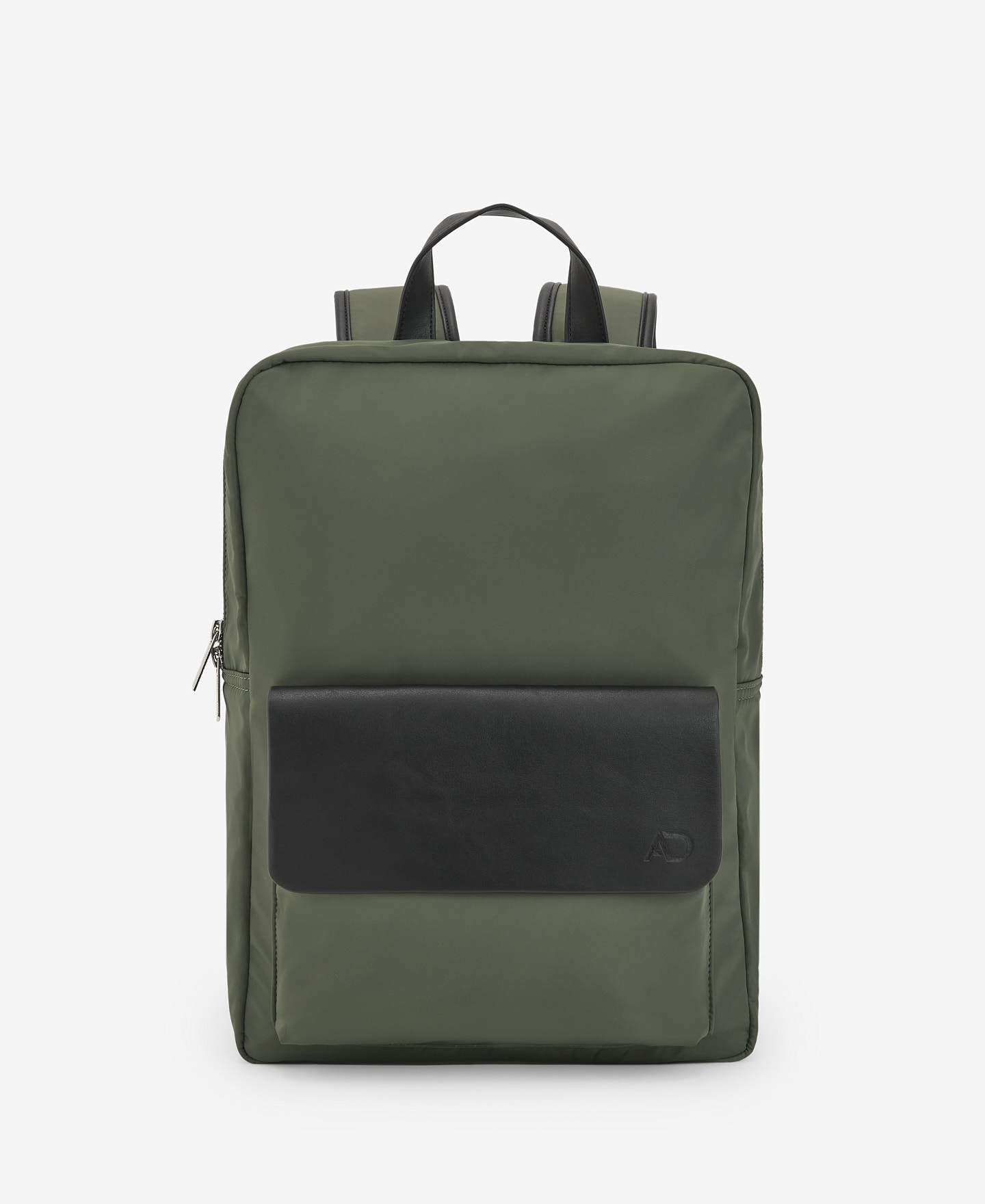 Recycled polyester green backpack image number 0