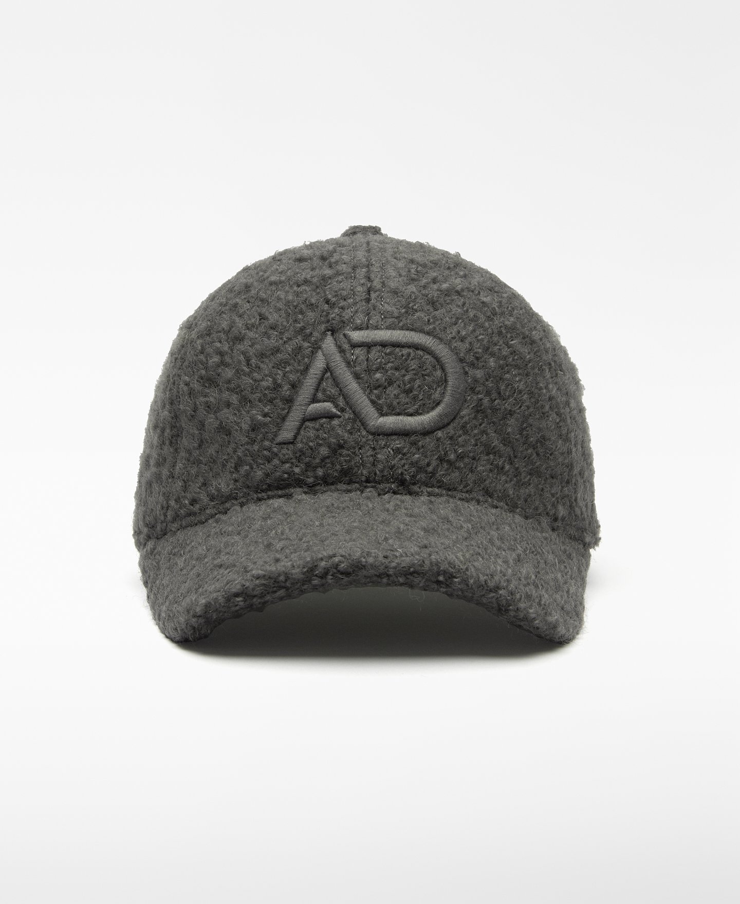 Embroidered logo textured cap woman image number 0