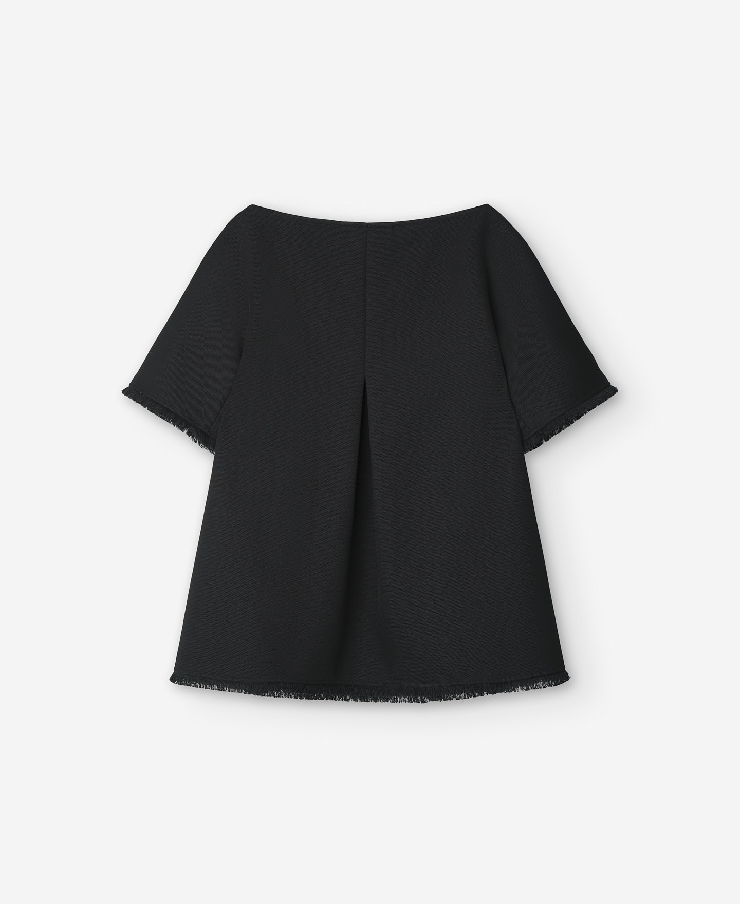 Black A-line blouse for women image number 5