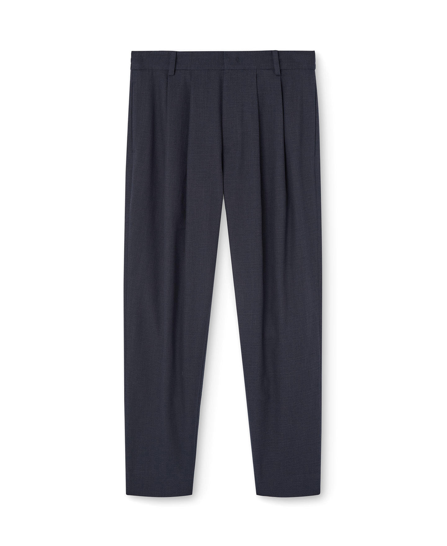 Gray relaxed fit trousers man image number 4