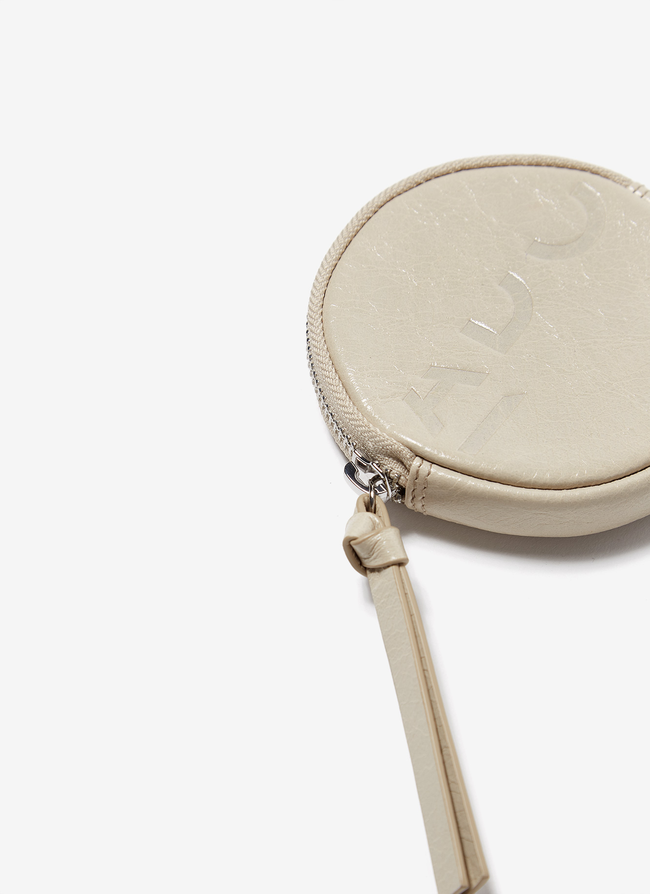 Rounded leather coin-holder image number 1