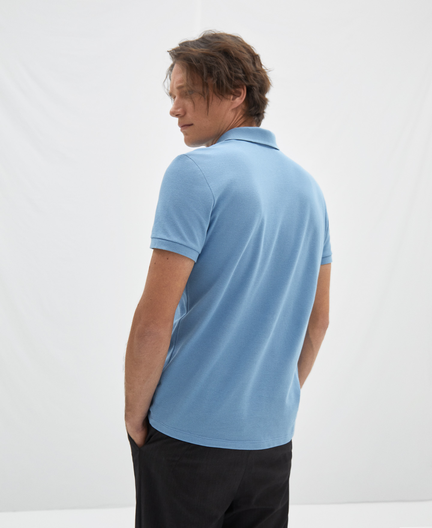 Cotton pique polo shirt image number 2