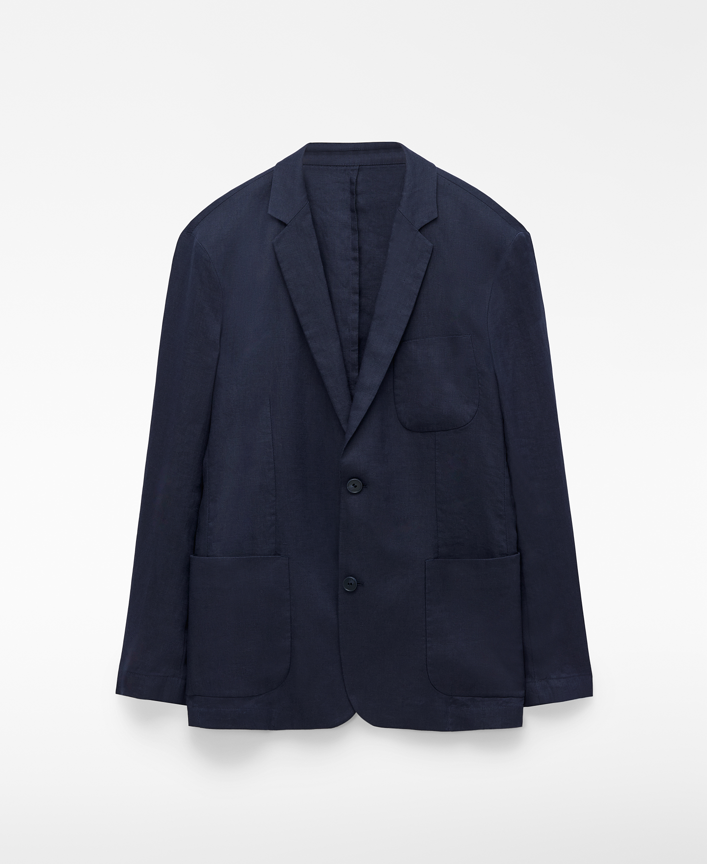 Linen tailored blazer image number 4