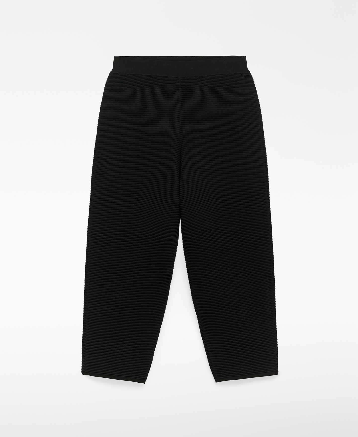 Barrel fit structured trousers woman image number 4