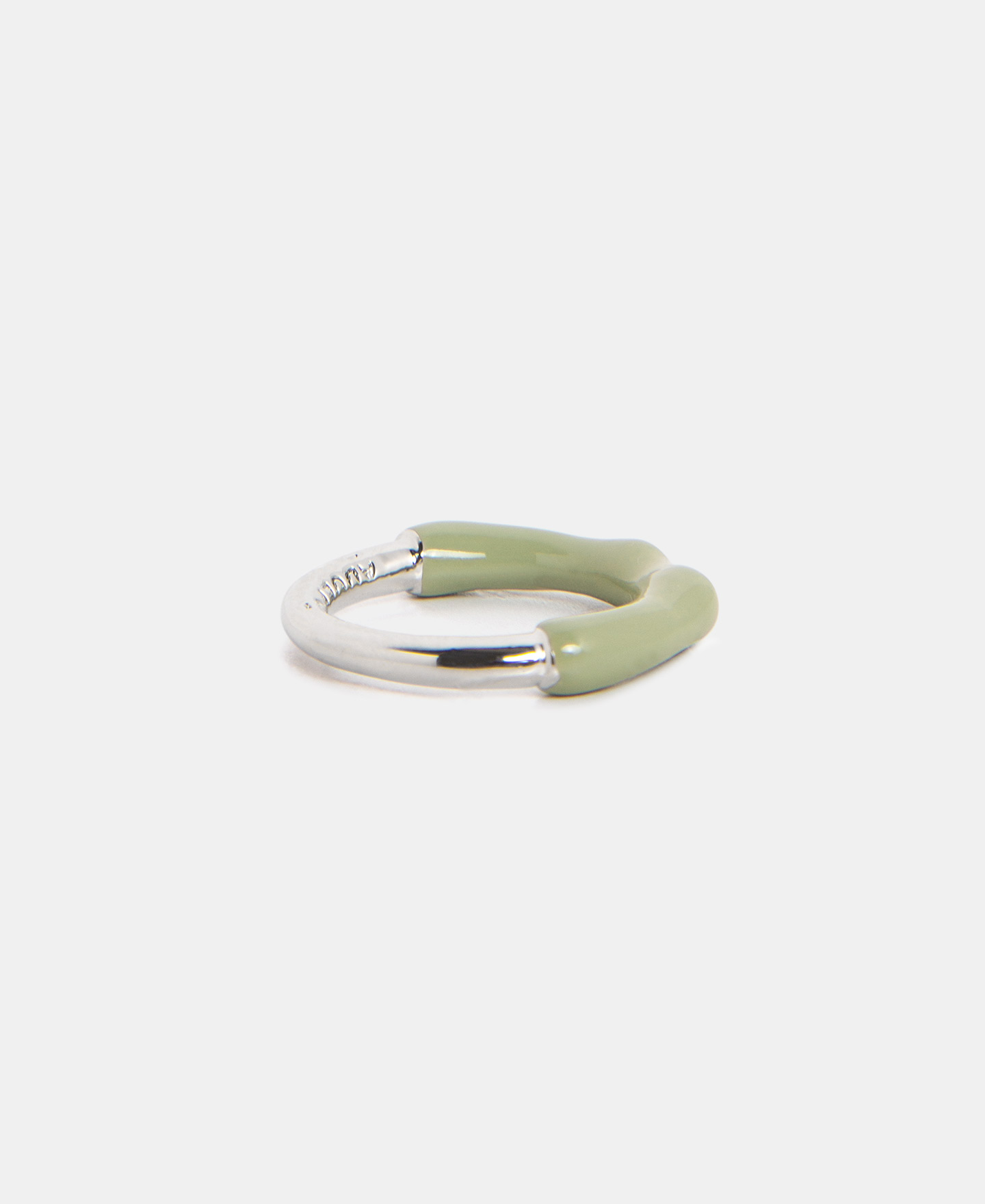Circular resin and zinc ring image number 2