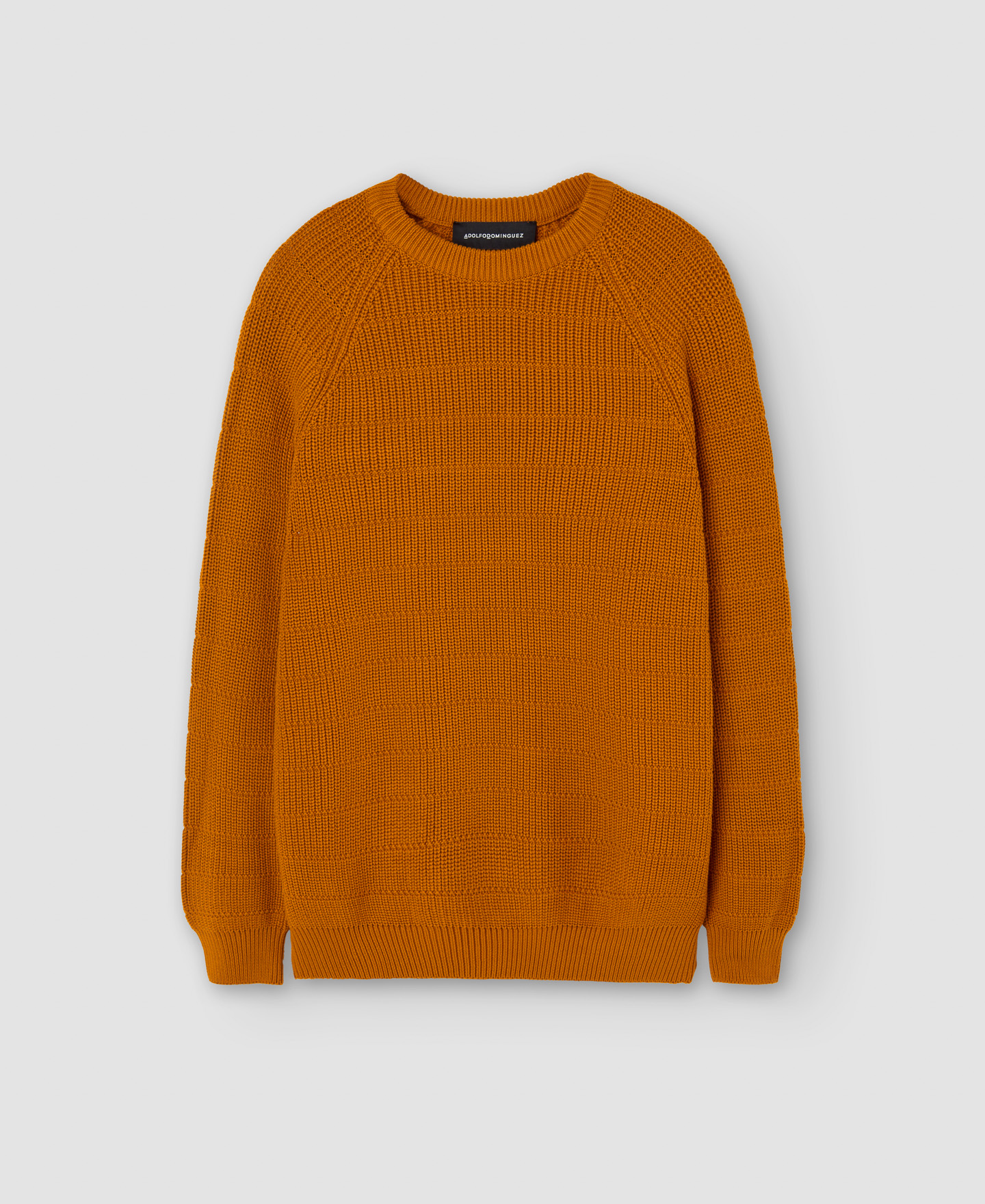 Crew neck organic cotton sweater image number 4