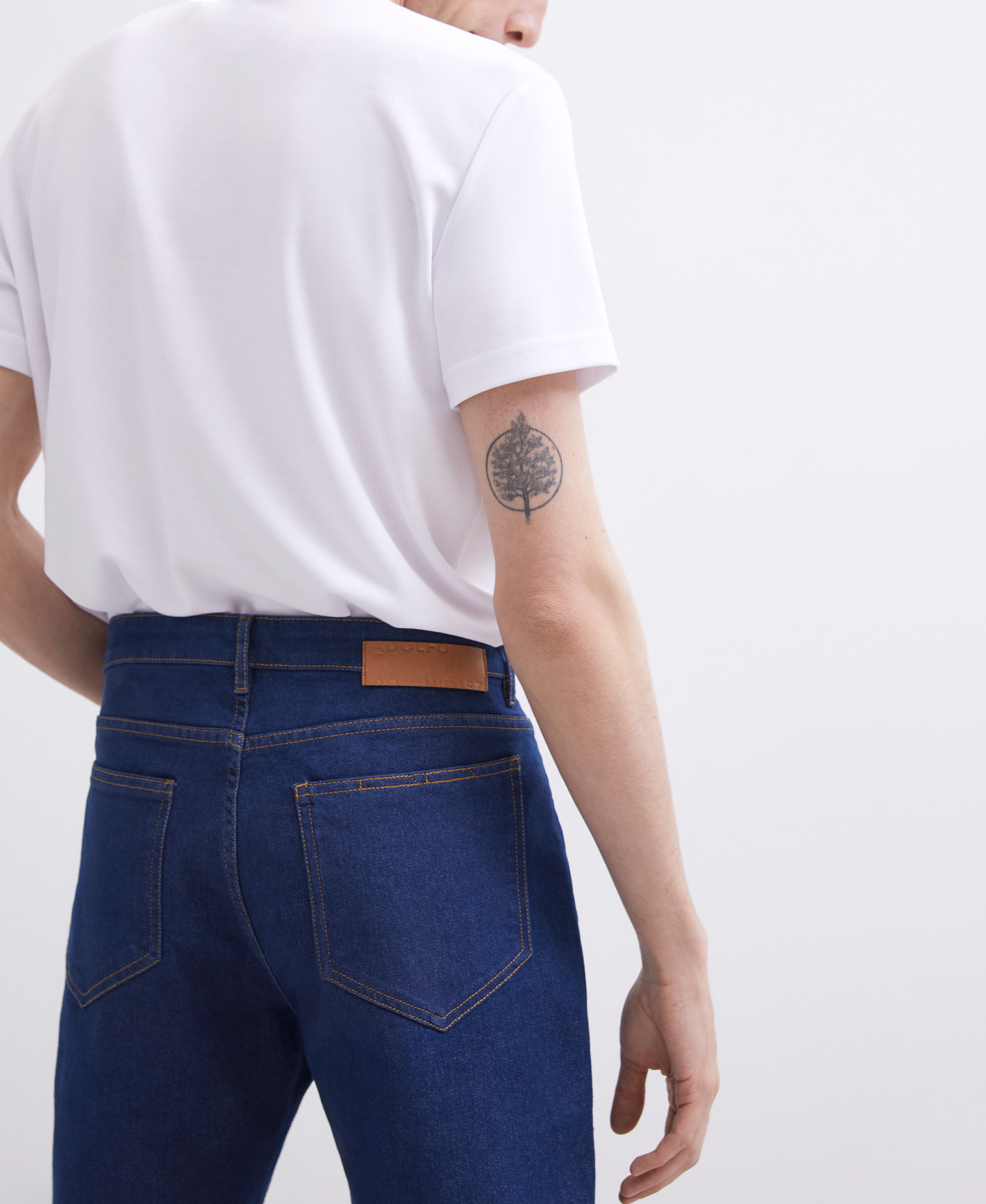 Denim bermuda shorts image number 0