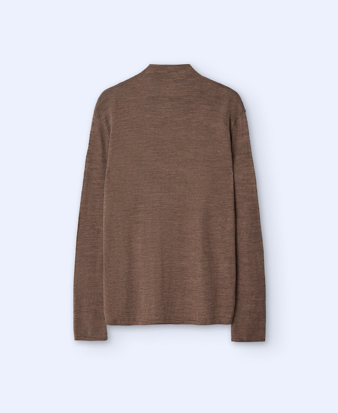 Linen and alpaca wool fabric sweater image number 5