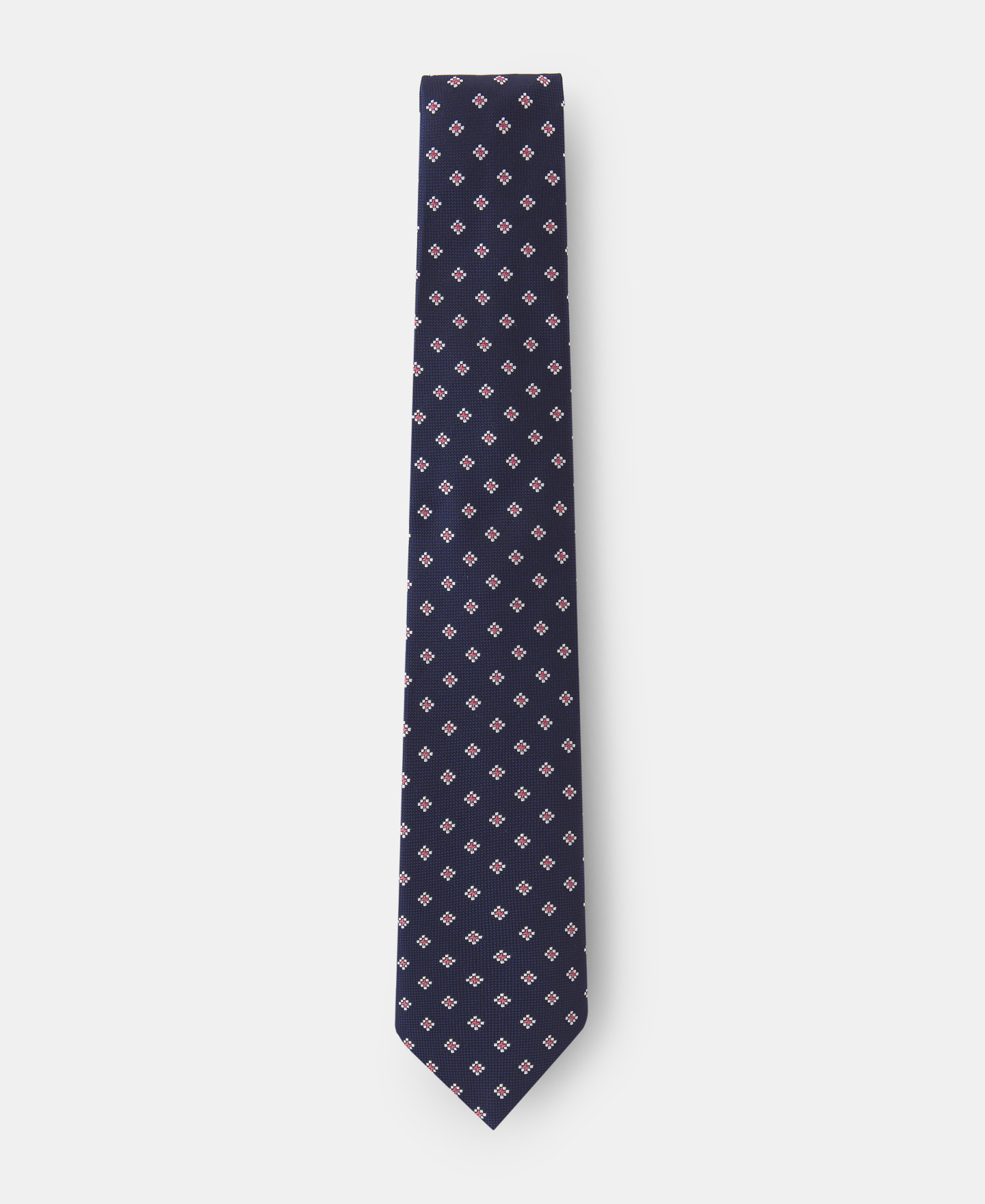 Tricolour silk tie image number 0