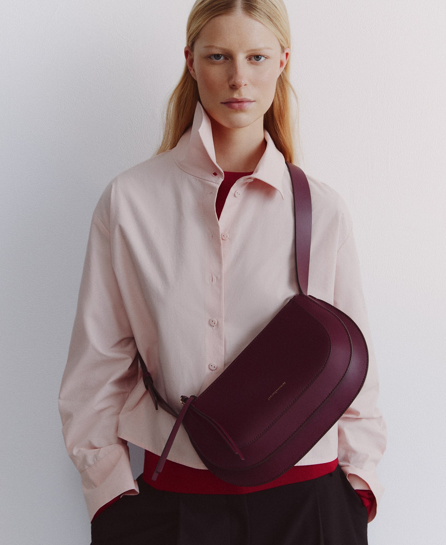 Bolso de hombro Dorna piel image number 4