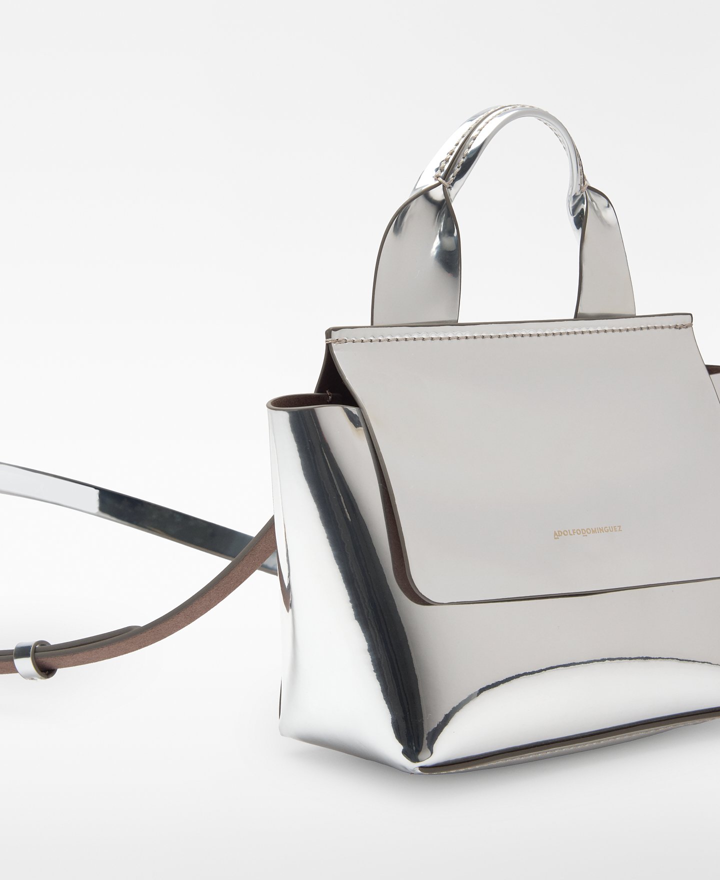 Mica metallic-finish mini bag woman image number 3