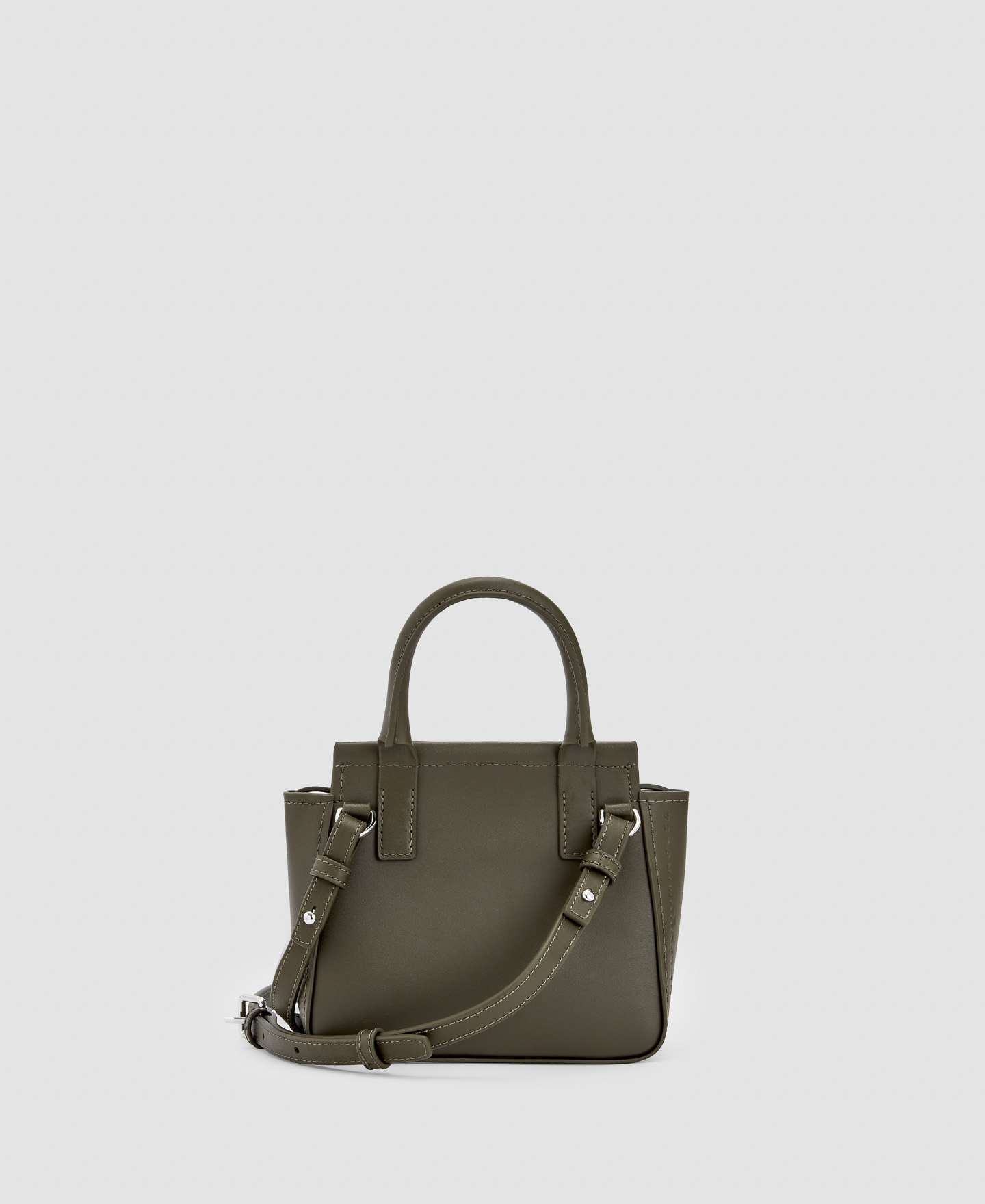 Responsible leather small handbag image number 1