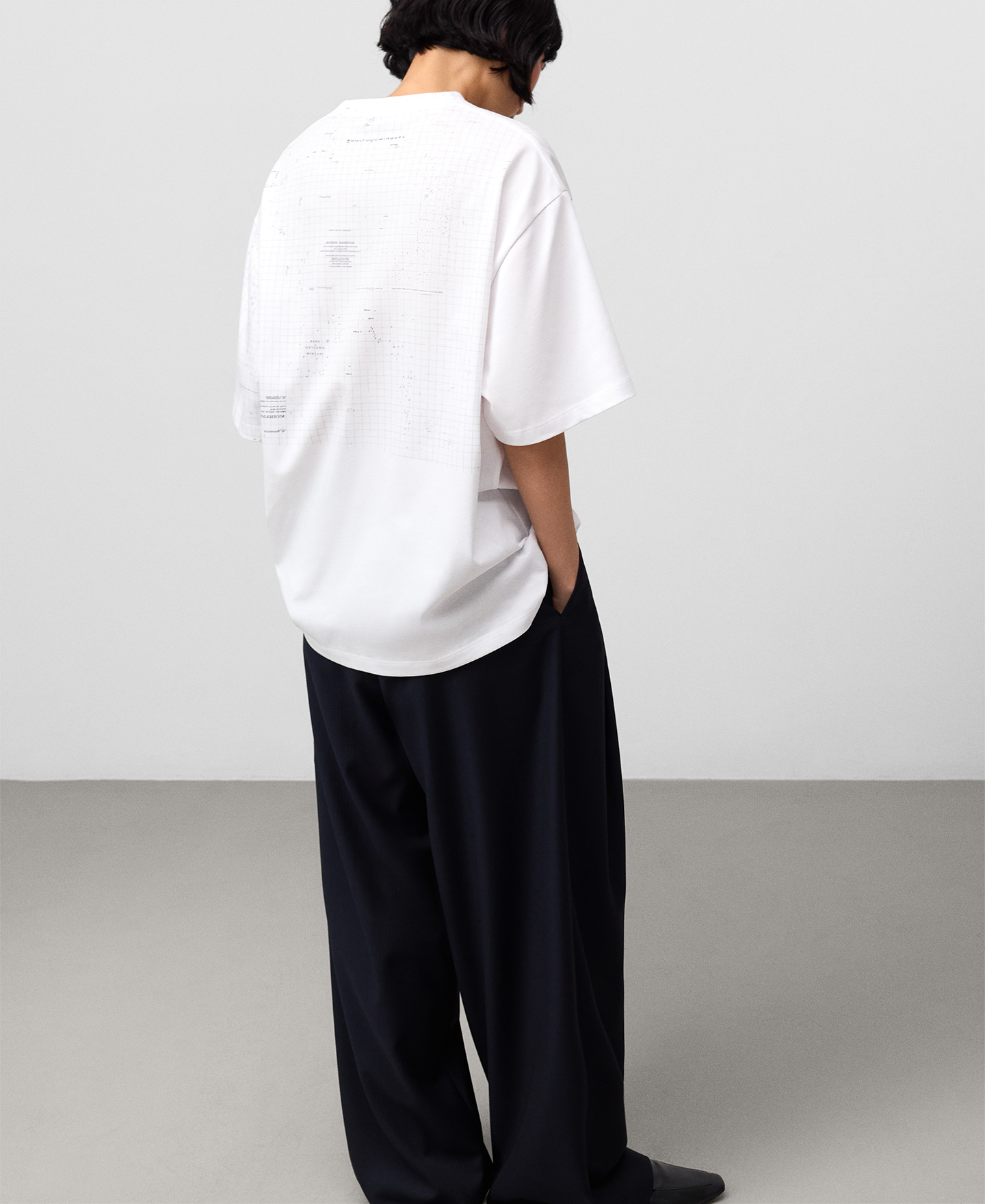 Map-printed organic cotton T-shirt woman image number 2