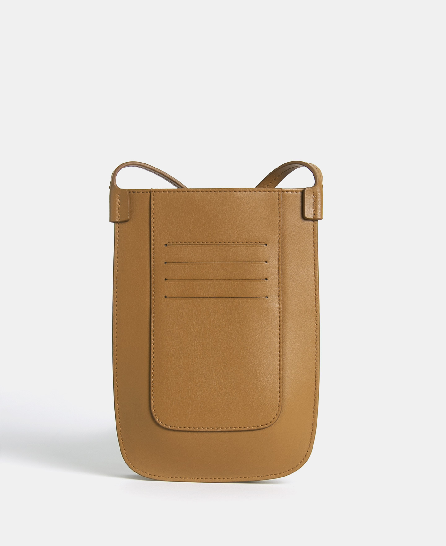 Vachetta cell phone holder & card holder image number 1
