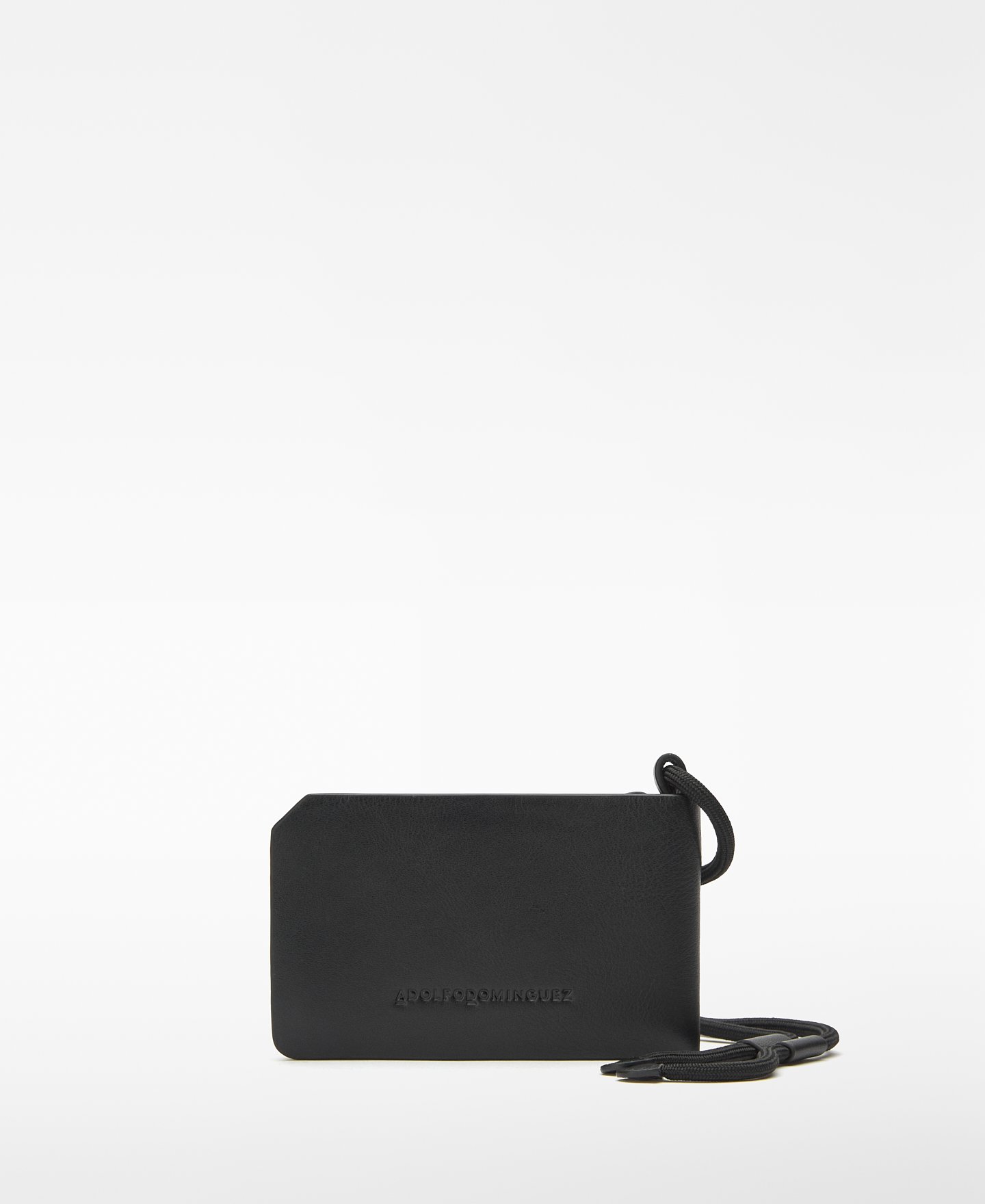 Leather hanging wallet man image number 0