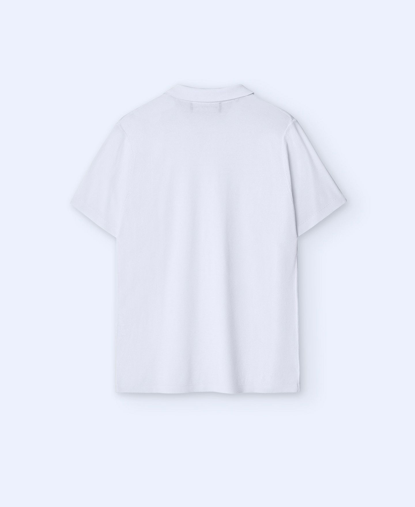 Regular fit buttonless polo shirt image number 5