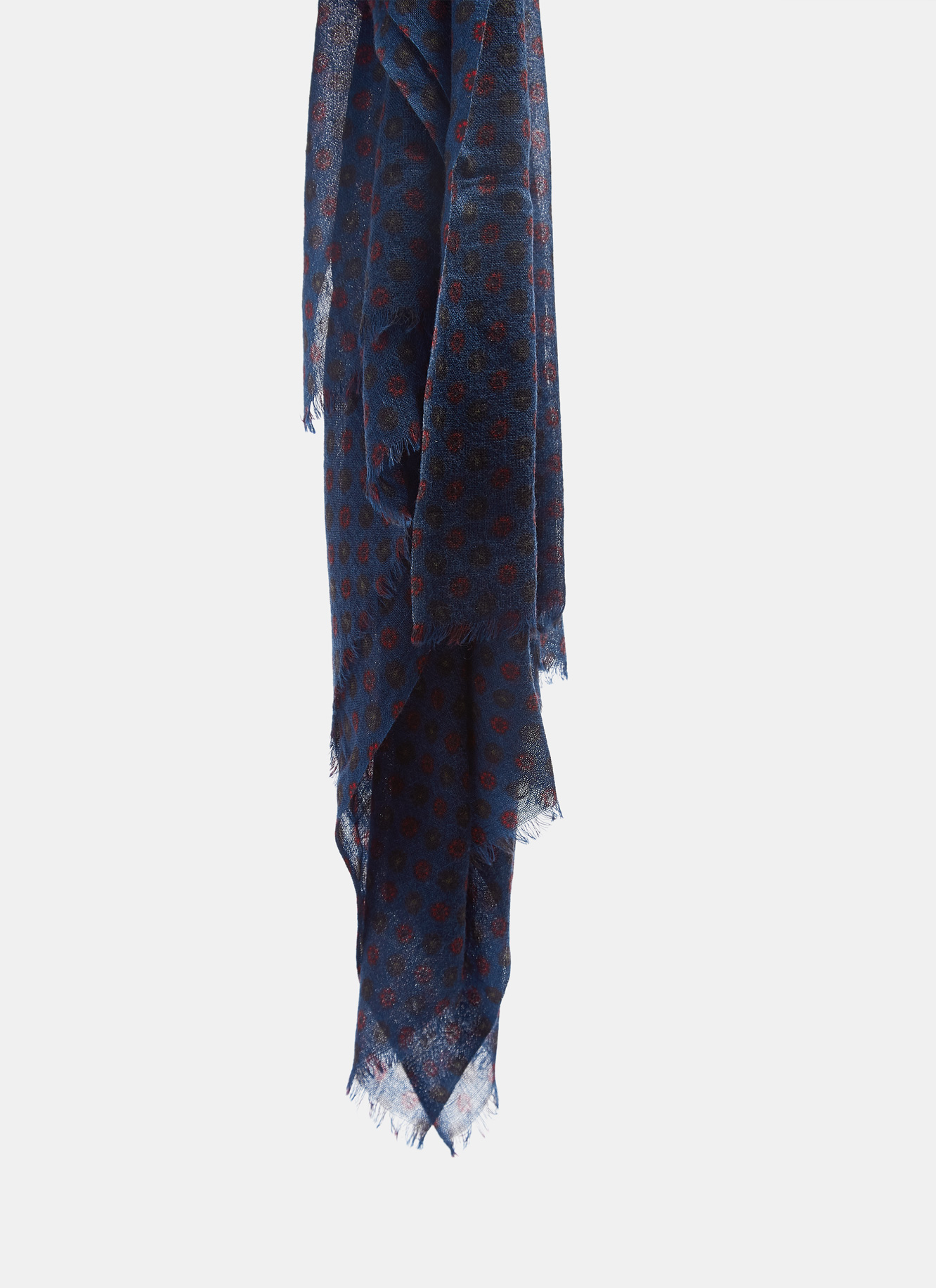 Foulard estampado con motivos corbateros image number 0