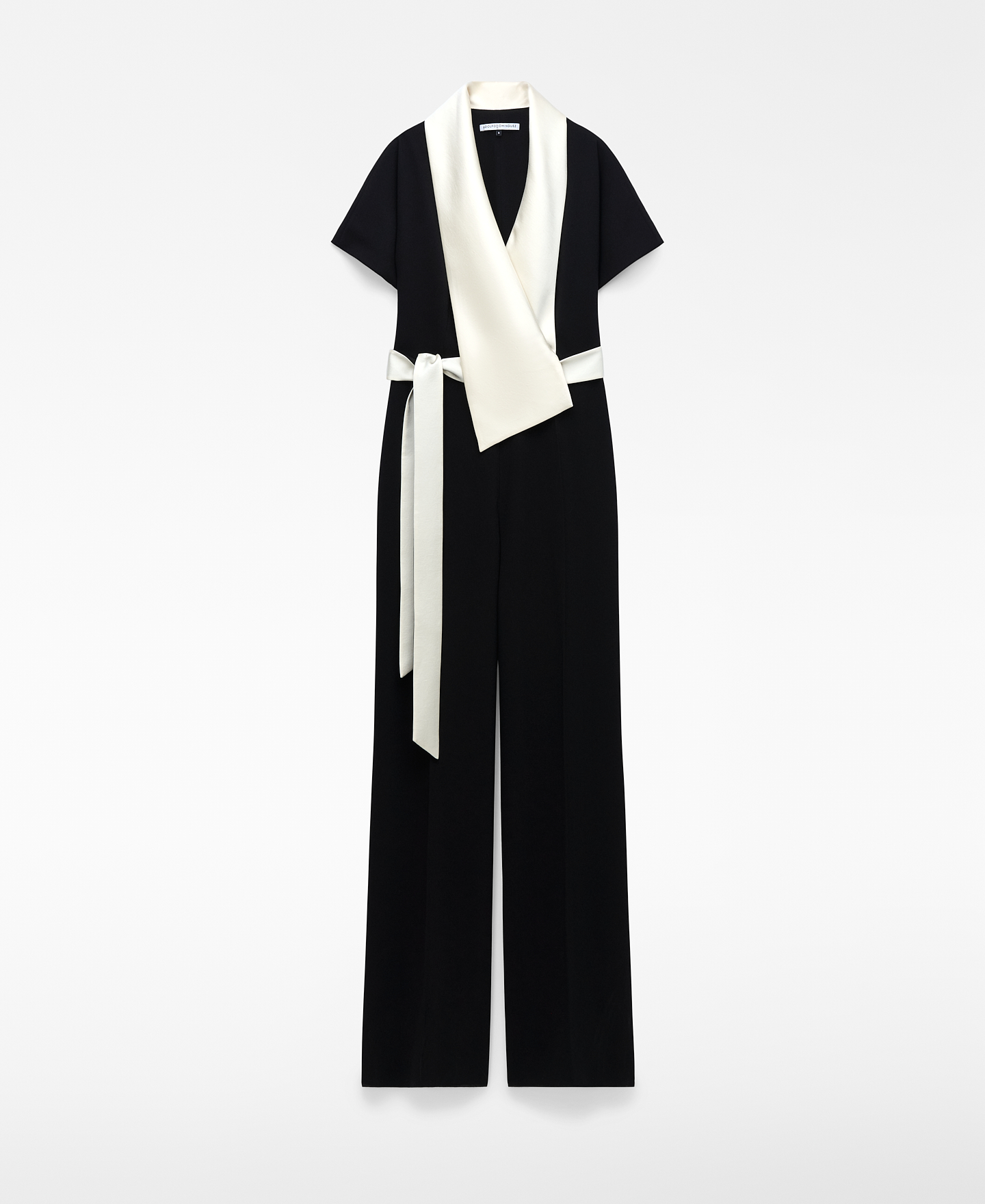 Two-tone long jumpsuit image number 4