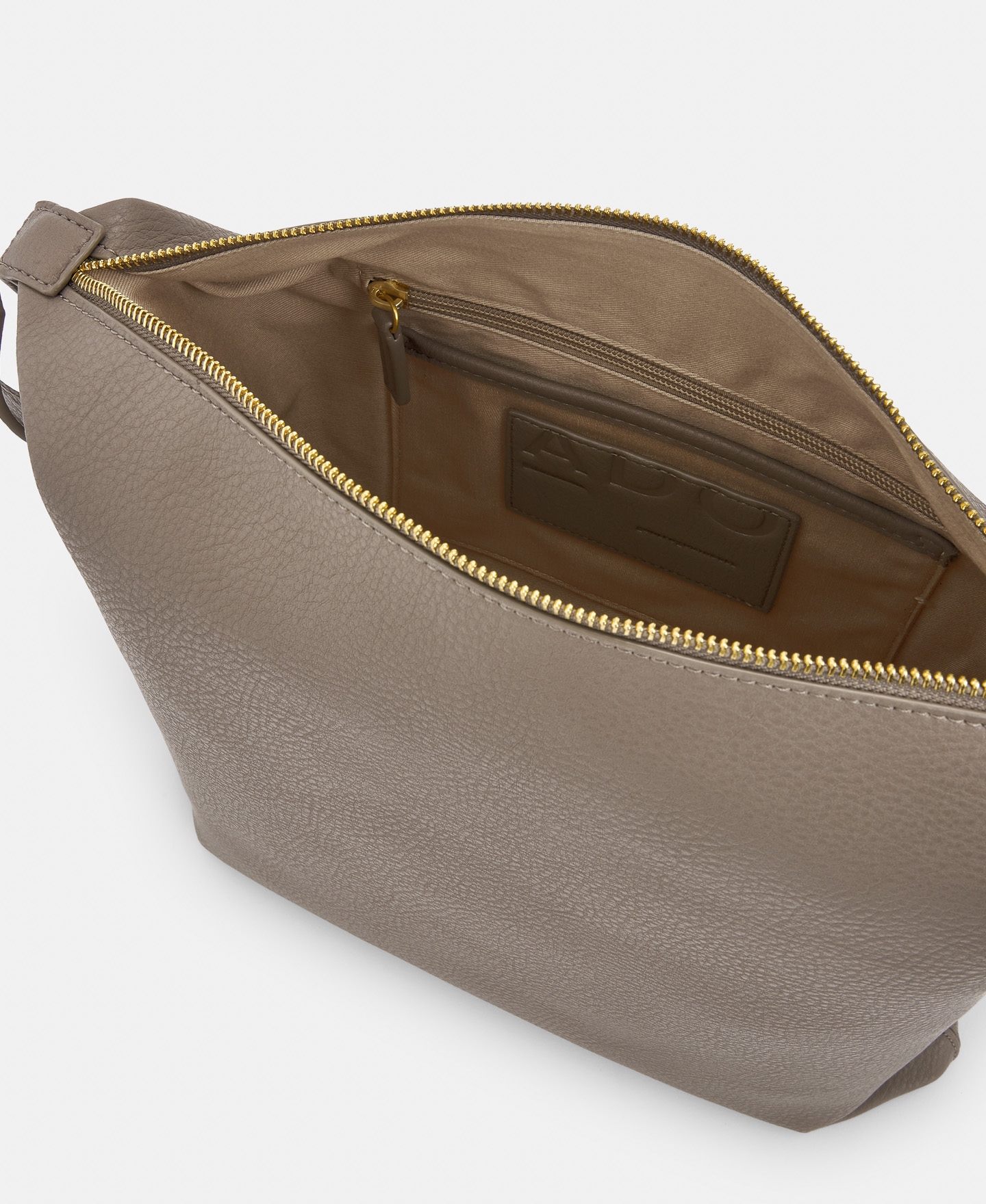 Hobo textured grain zip closure image number 2