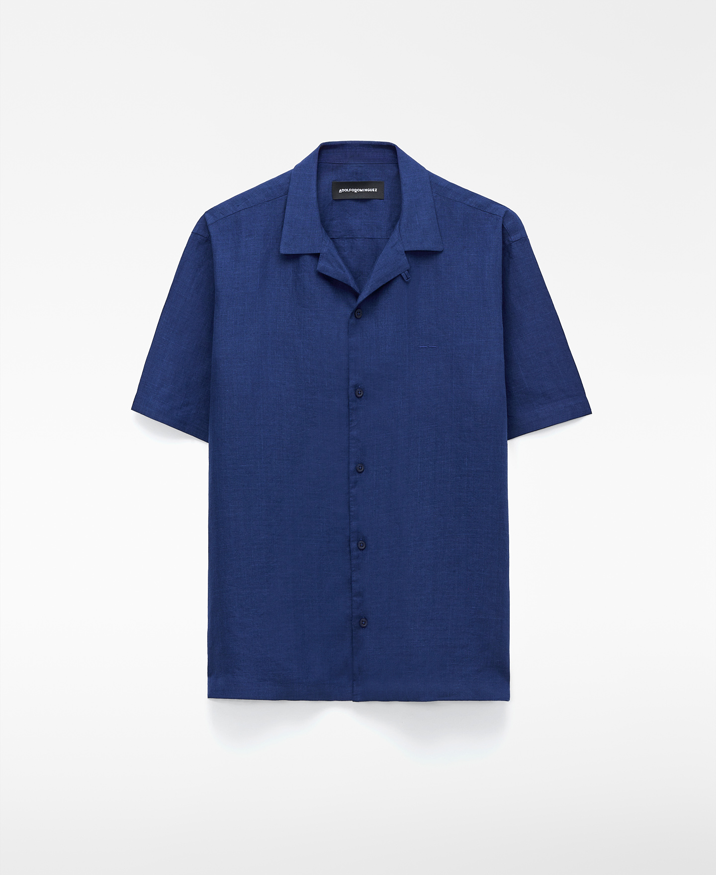 Chemise &agrave; col bowling en lin europ&eacute;en image number 4