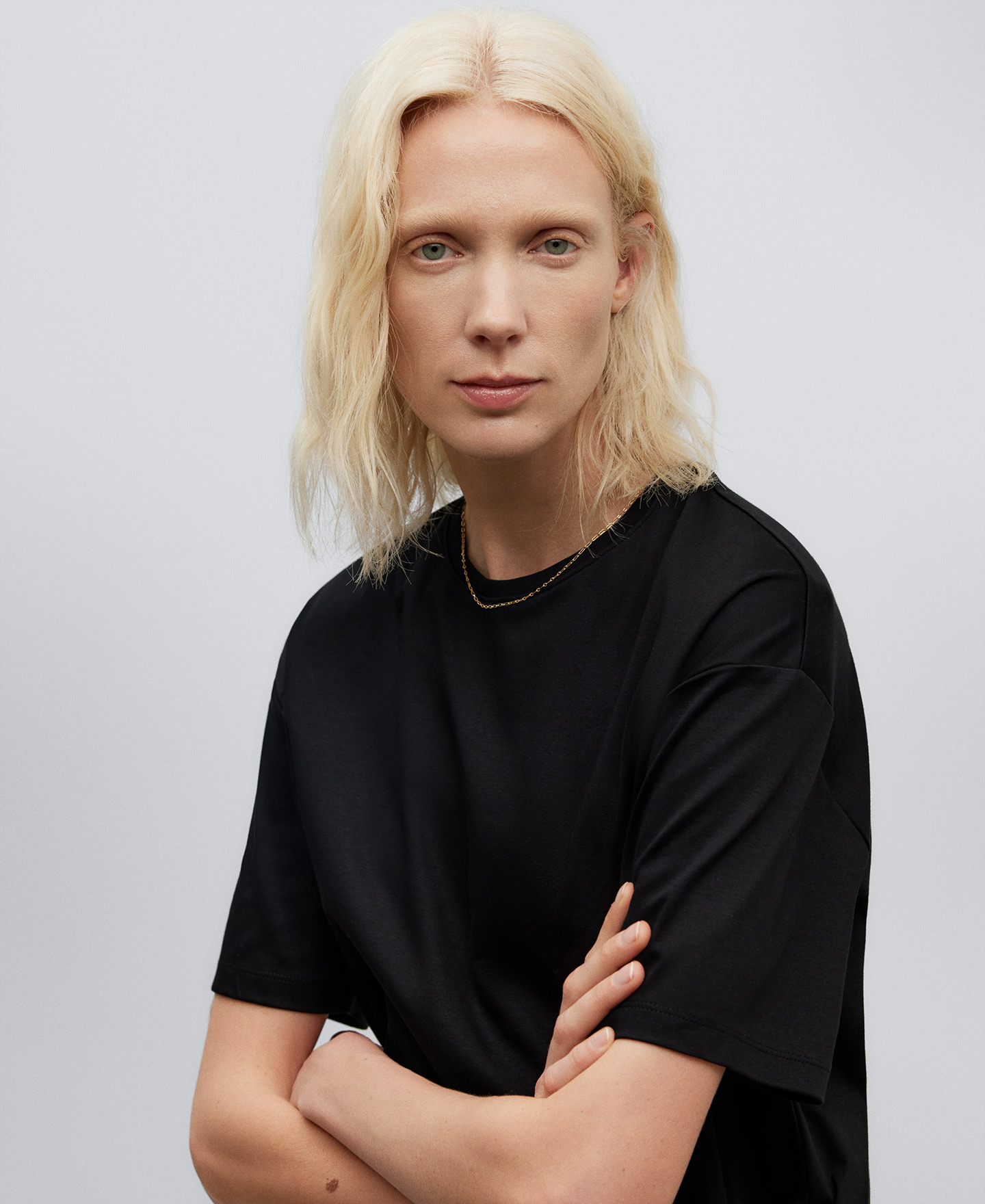 Crew collar T-shirt woman image number 3