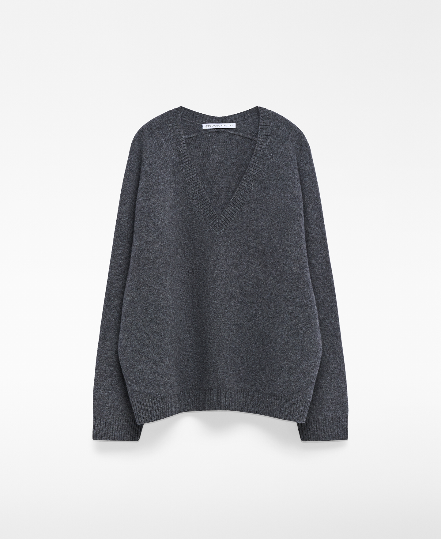 Wool V-neck sweater woman image number 6