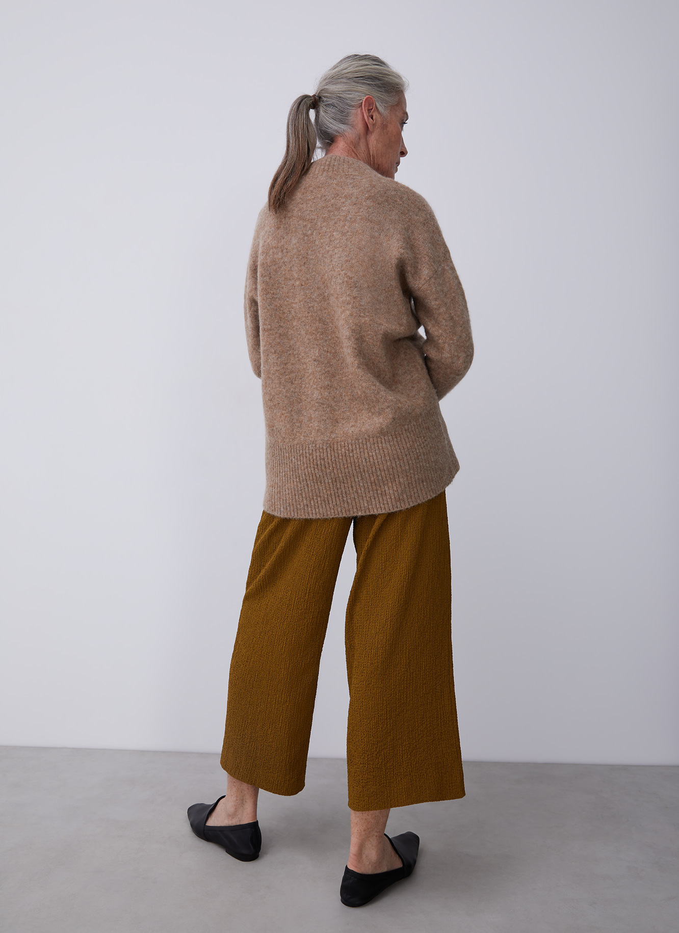 Jersey oversize en alpaca y merino image number 1
