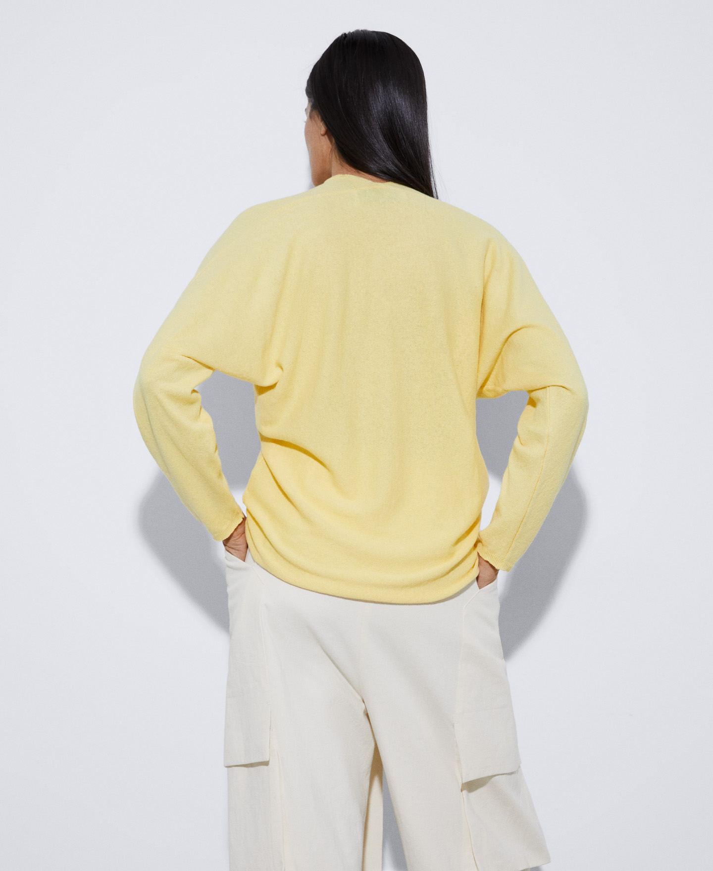 Organic cotton and linen sweater image number 2