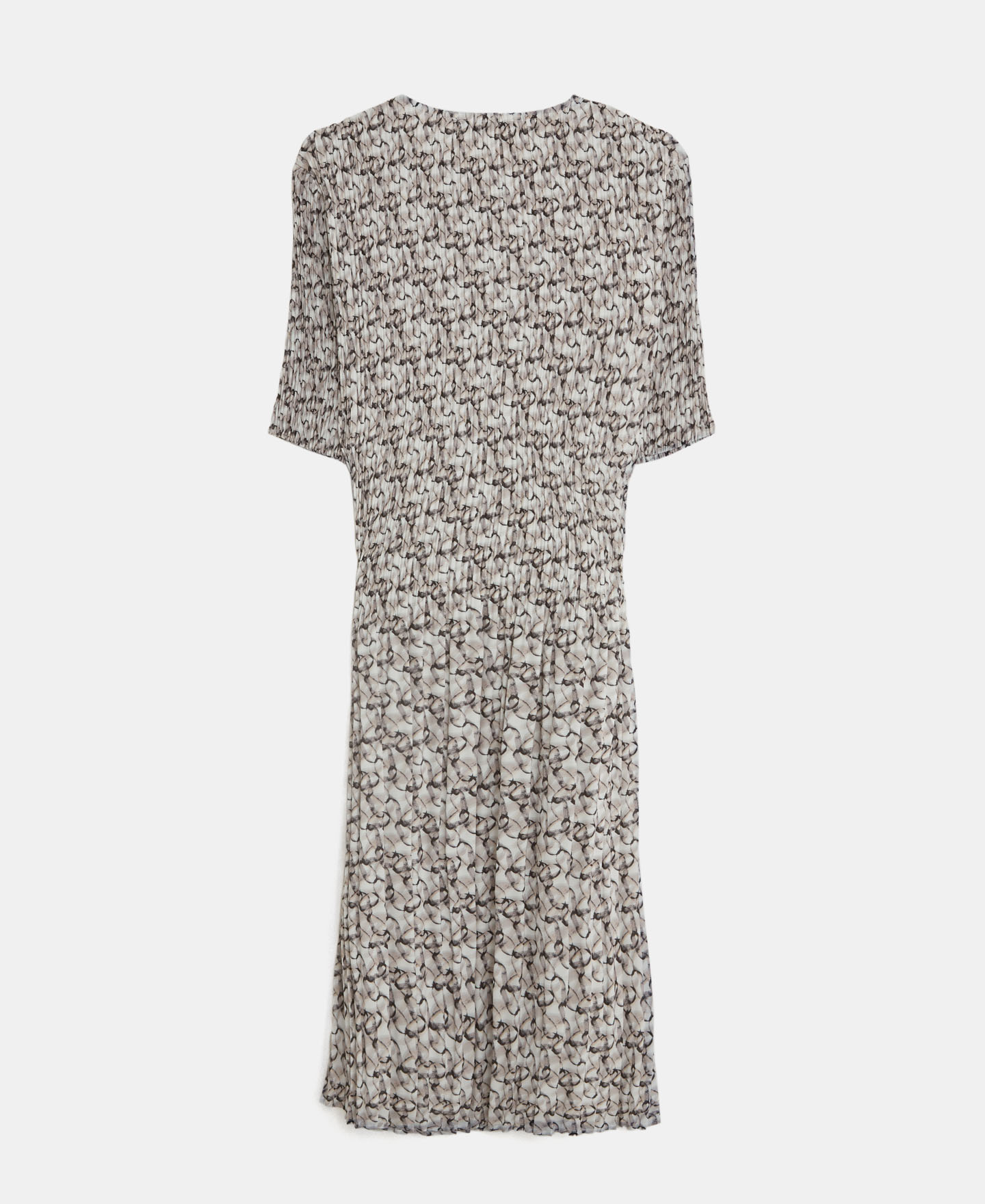 Printed crinkle dress image number 5
