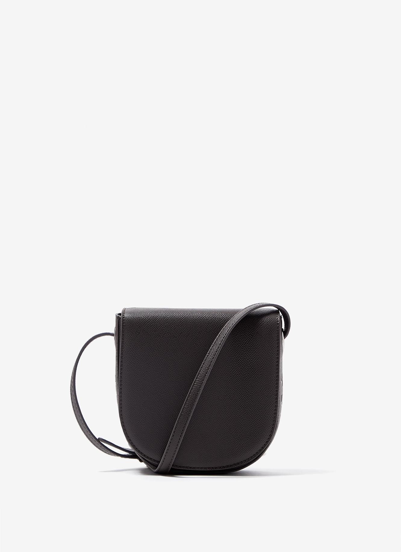 Faux saffiano mini flap bag image number 0