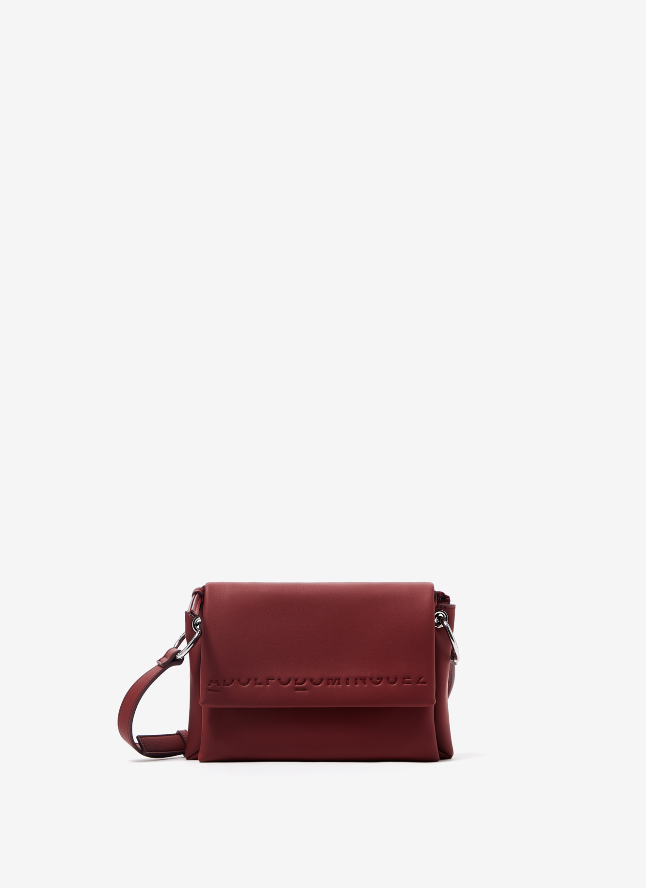 Faux leather flap cross body bag image number 0