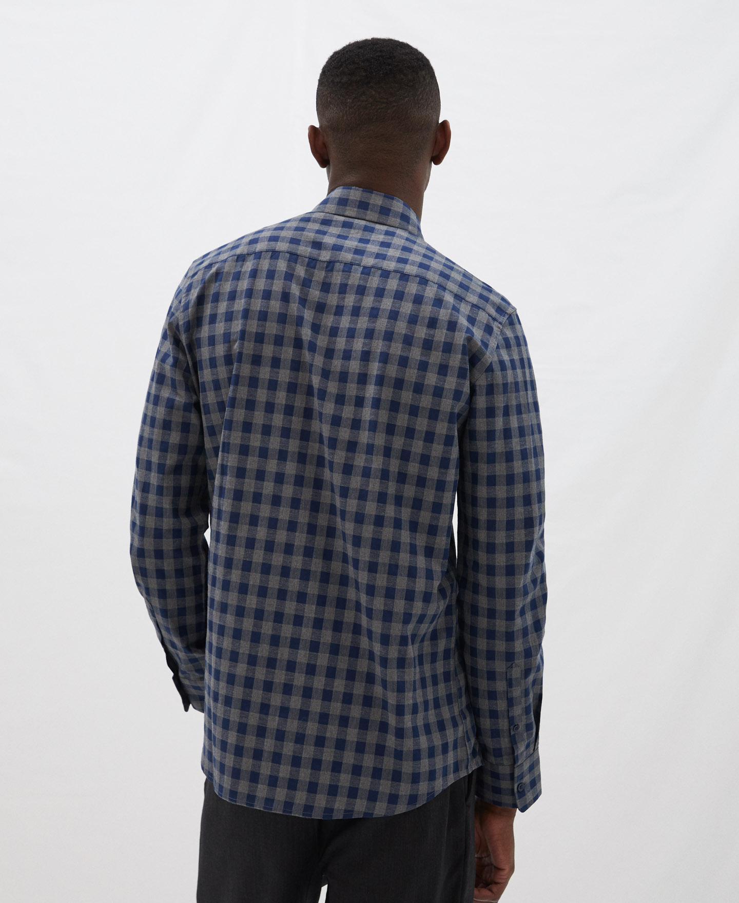 Camisa cuadros en algodón image number 2