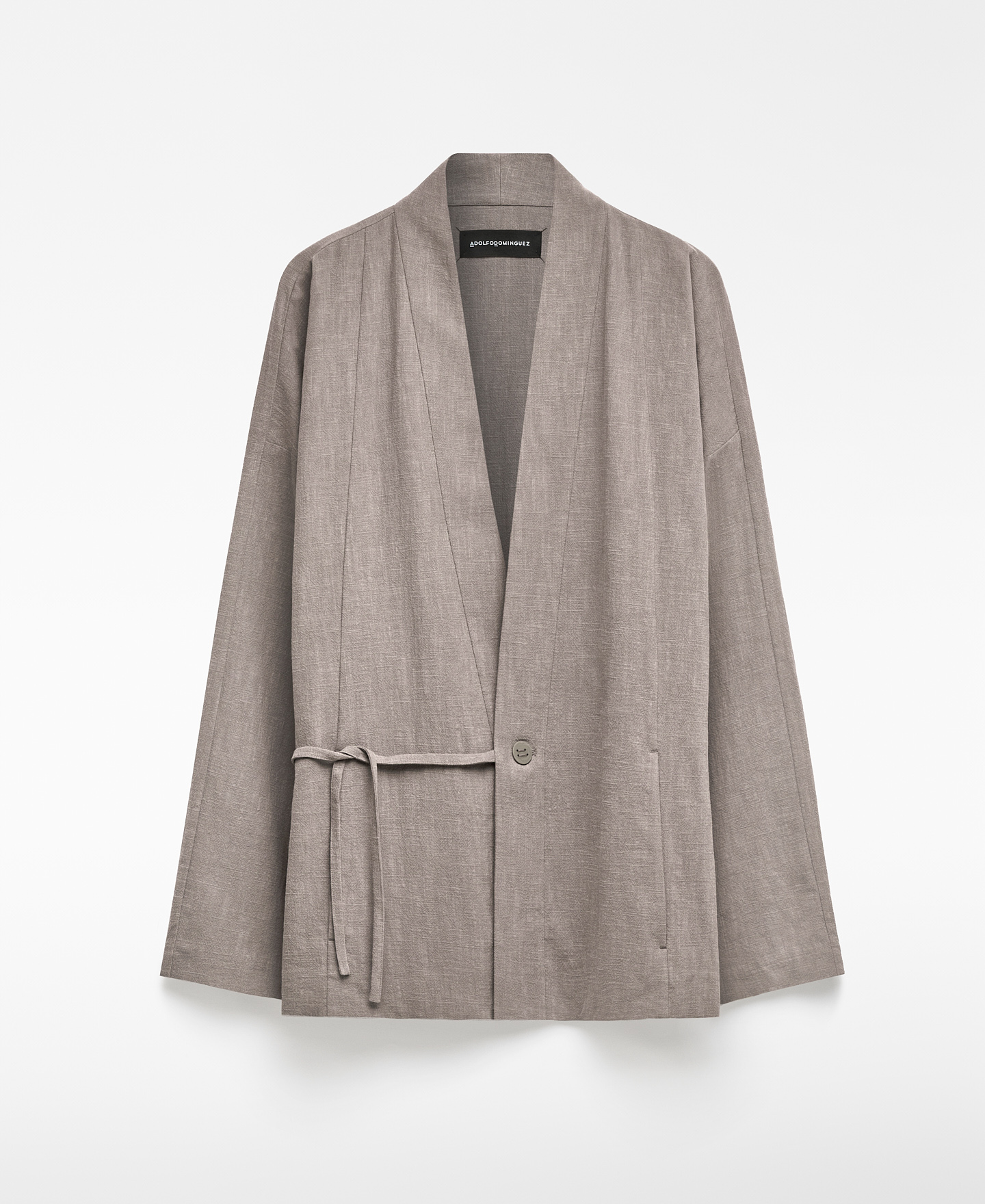Combined sleeves kimono-style jacket man image number 2