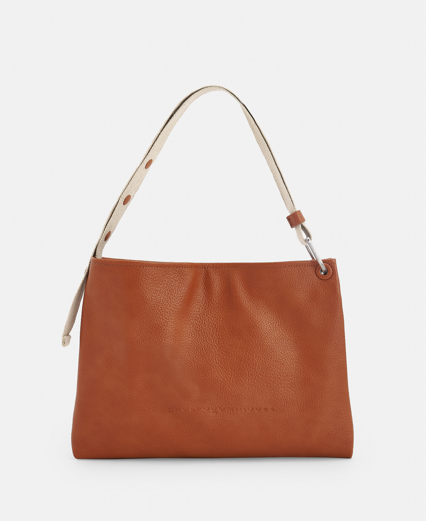 Recycled material horizontal hobo bag image number 0