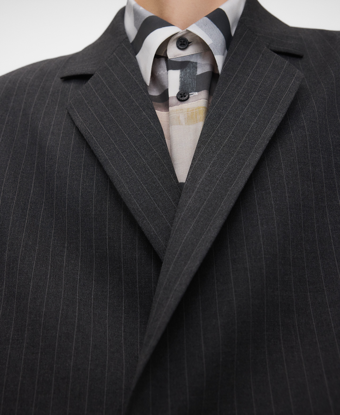 Blazer oversize rayas image number 3