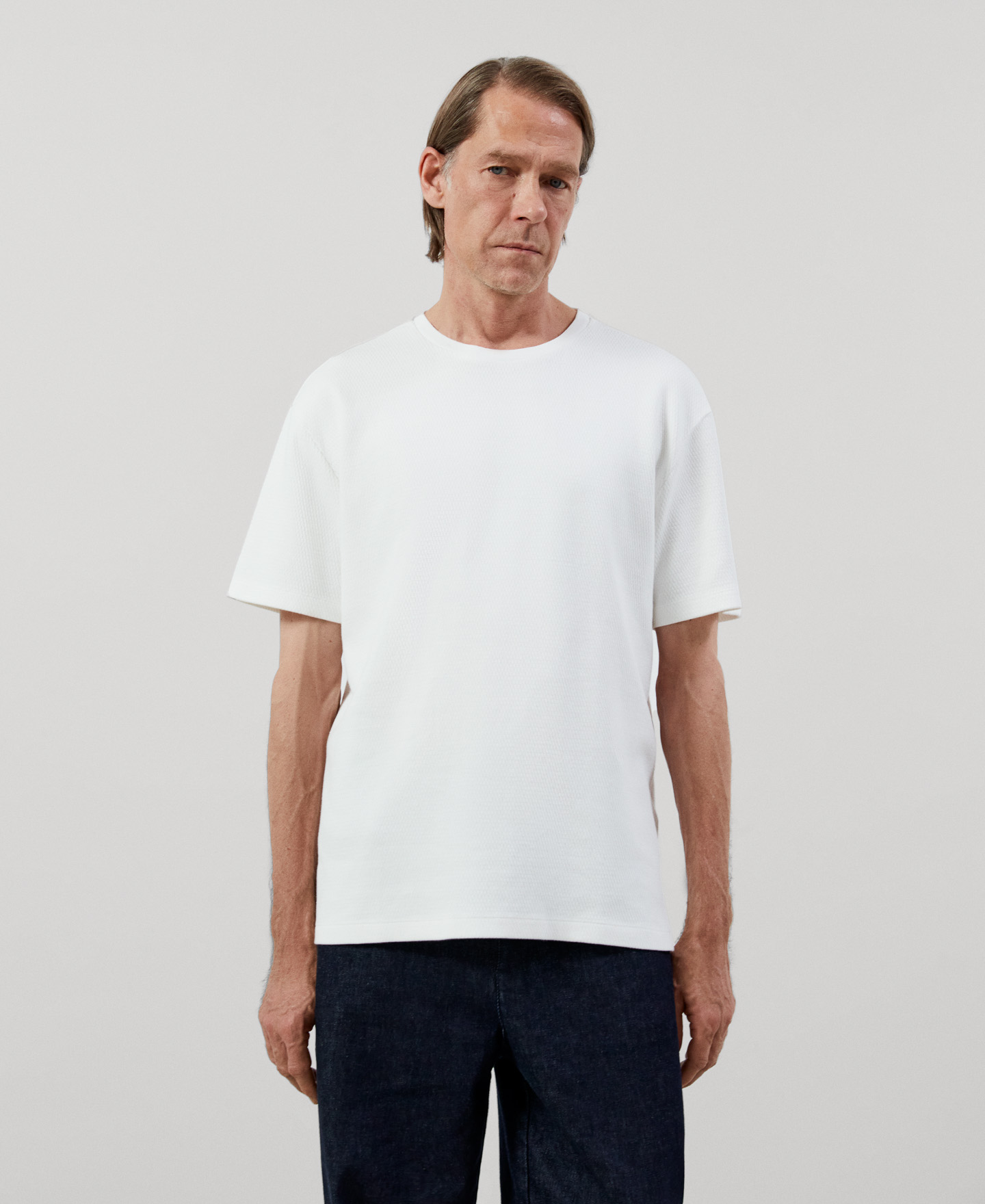 Camiseta oversize en algodón orgánico image number 0